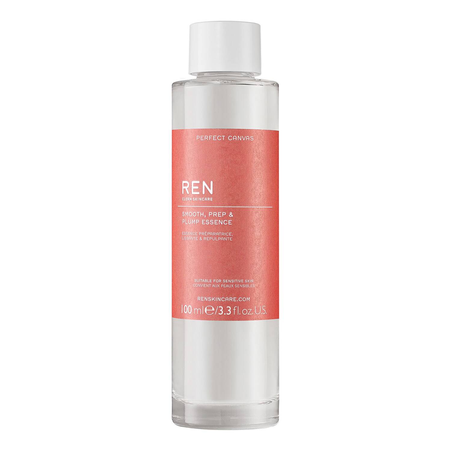 Ren Clean Skincare Perfect Canvas - Smooth, Prep & Plump Essence 100Ml
