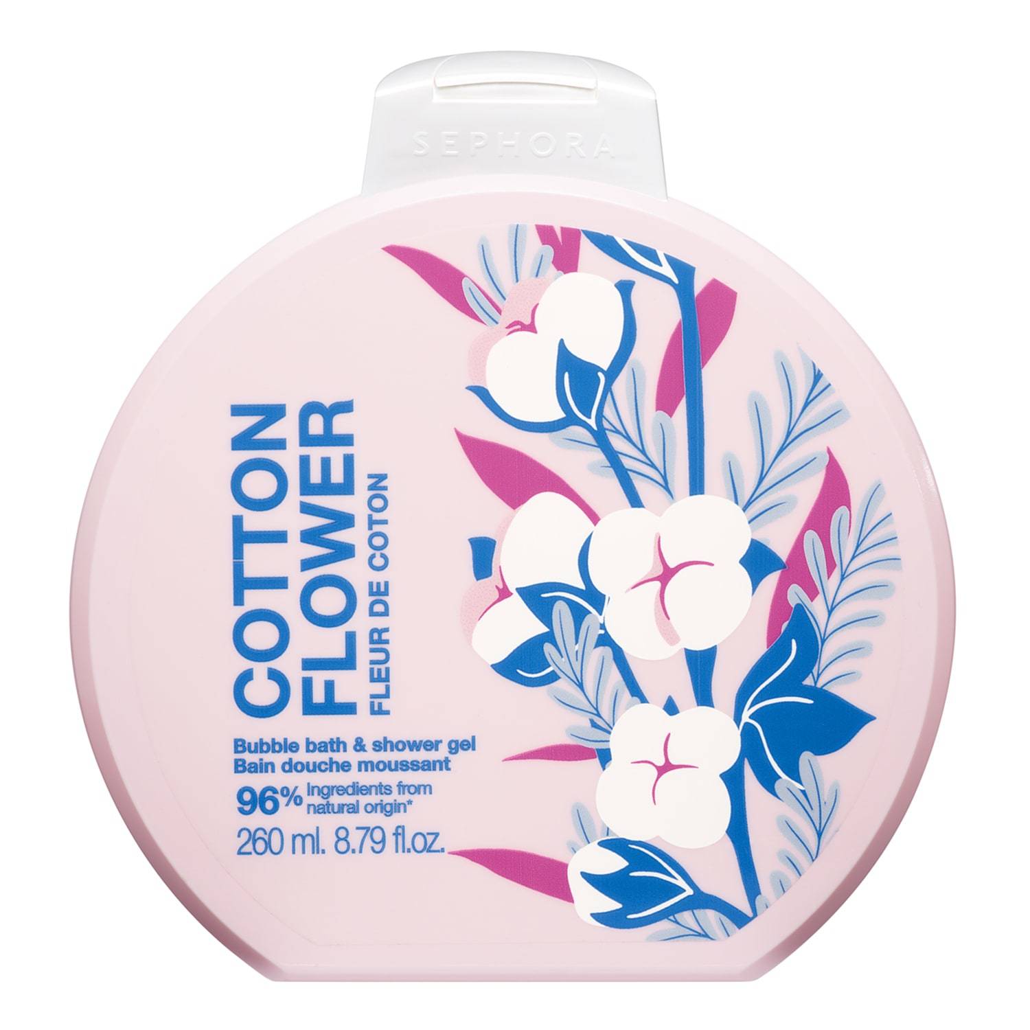 Sephora Collection Bubble Bath & Shower Gel 260Ml Cotton Flower