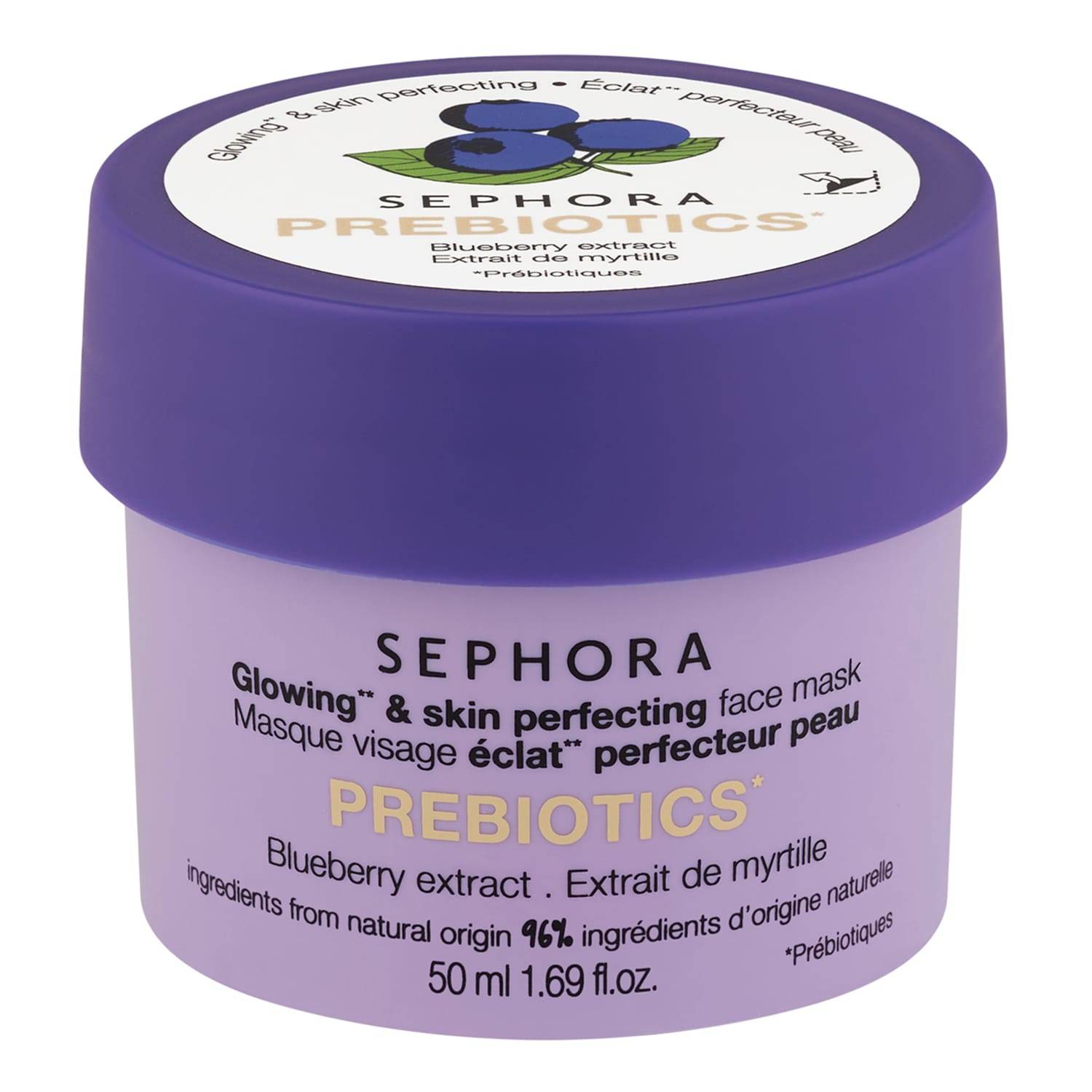 Sephora Collection Prebiotics Face Cream Mask 50Ml Blueberry Extracts