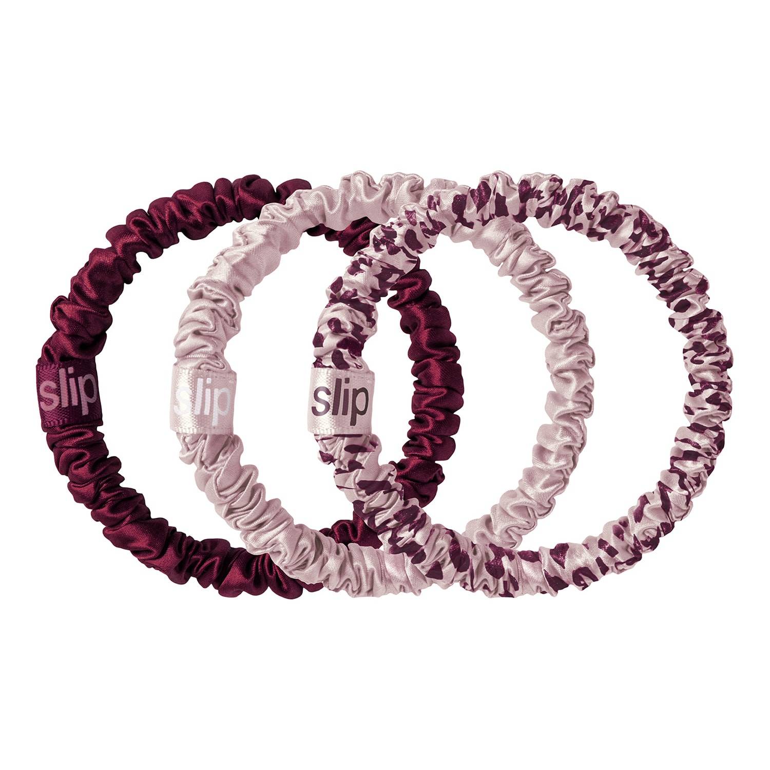 Slip Pure Silk Skinny Scrunchies X 3
