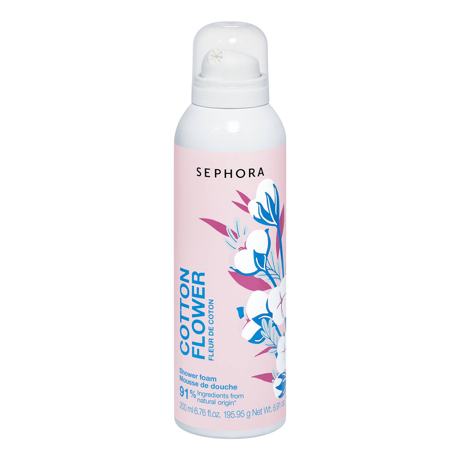 Sephora Collection Argan Shower Foam 200Ml Cotton Flower