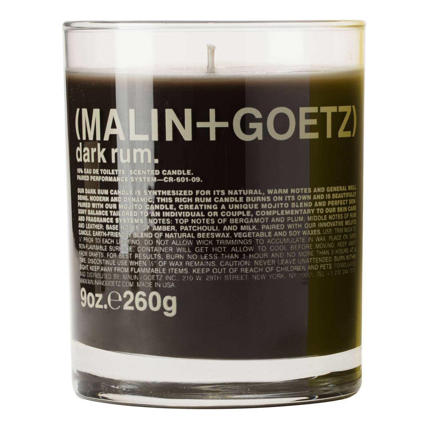 Malin+Goetz Dark Rum Candle 255G