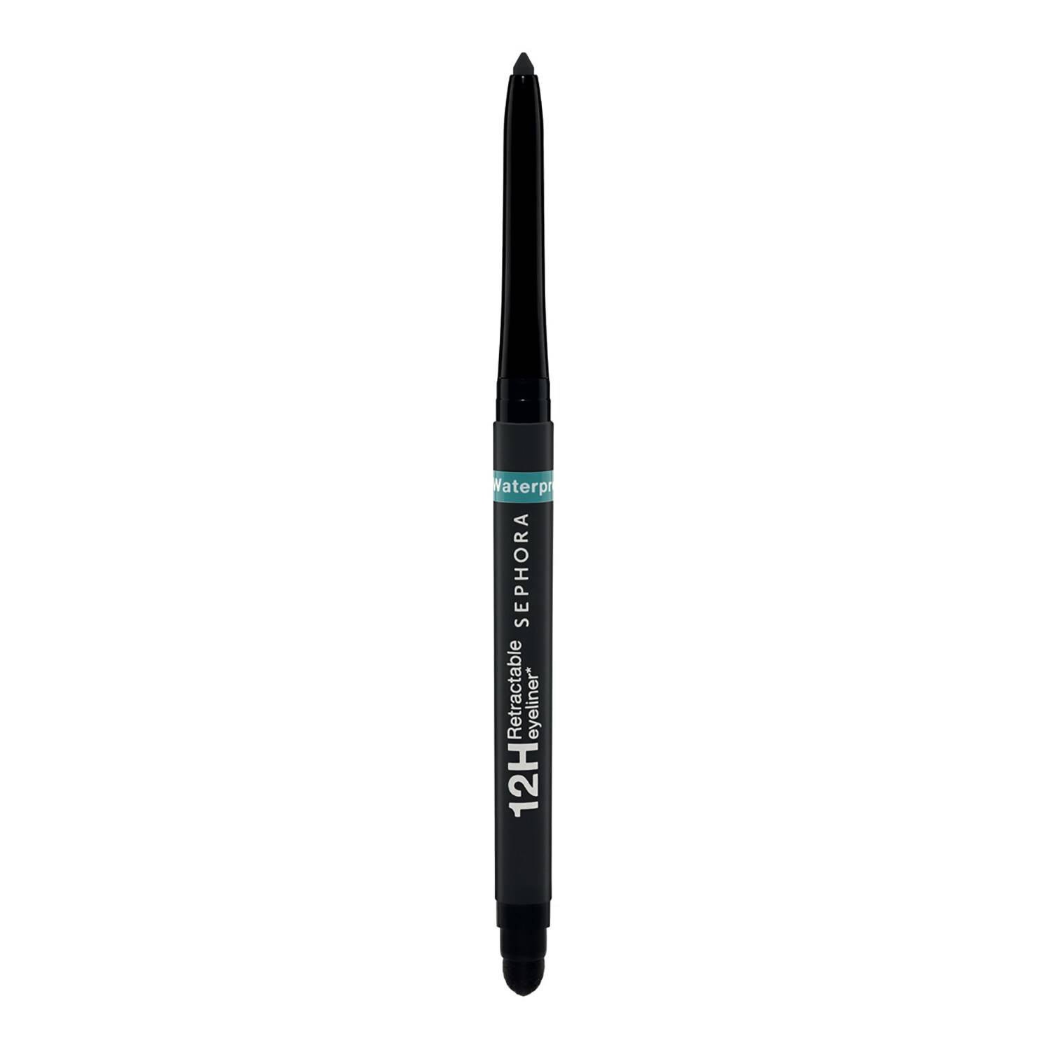 Sephora Collection Waterproof 12H Retractable Eyeliner Pencil 0.3G 01 Matte Black