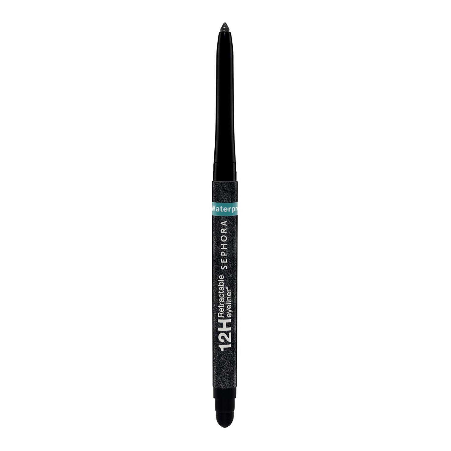 Sephora Collection Waterproof 12H Retractable Eyeliner Pencil 0.3G 09 Glitter Black