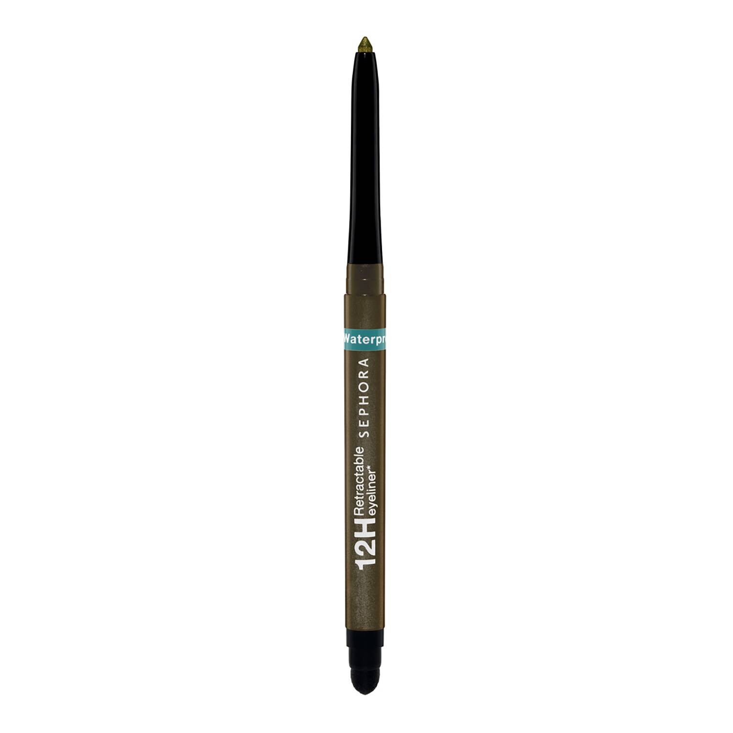 Sephora Collection Waterproof 12H Retractable Eyeliner Pencil 0.3G 12 Shimmer Green
