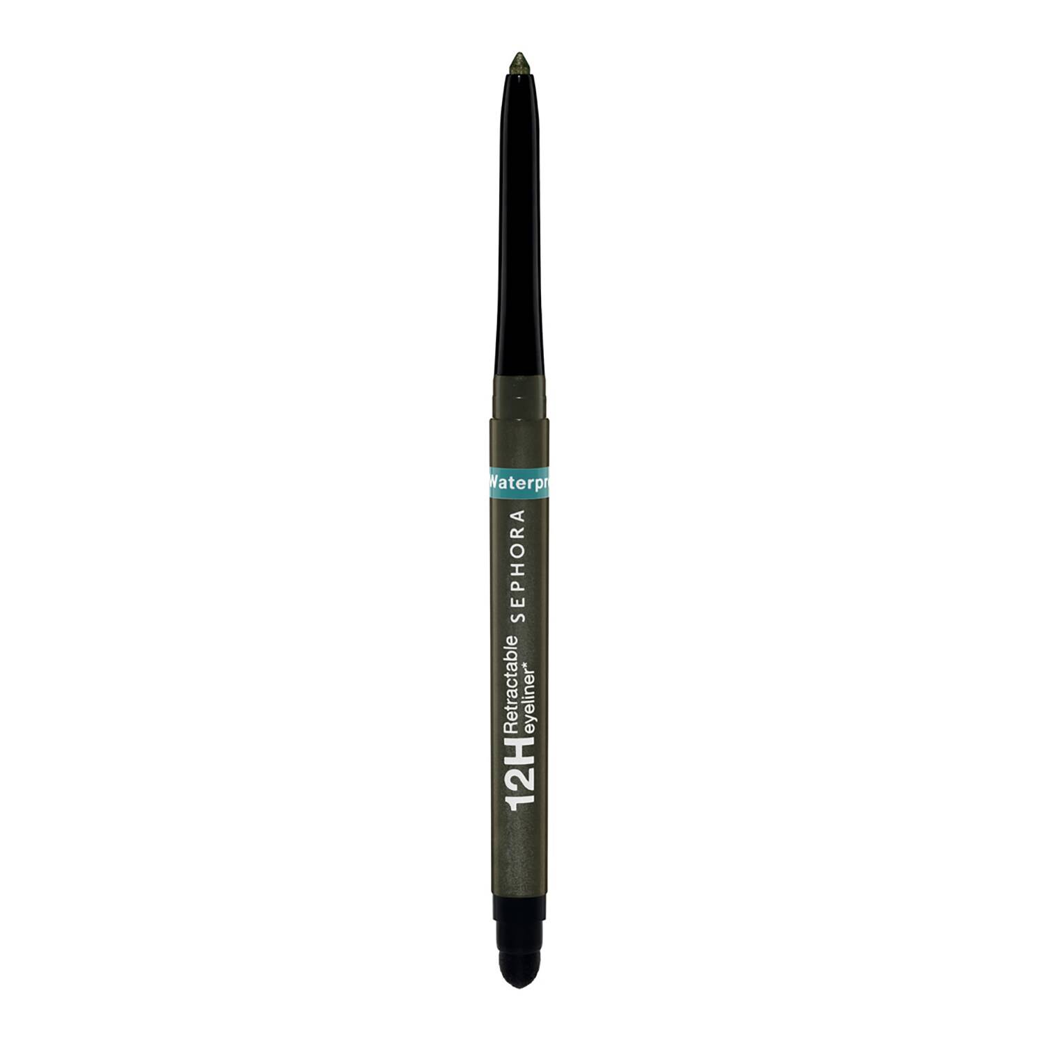 Sephora Collection Waterproof 12H Retractable Eyeliner Pencil 0.3G 14 Shimmer Khaki Green