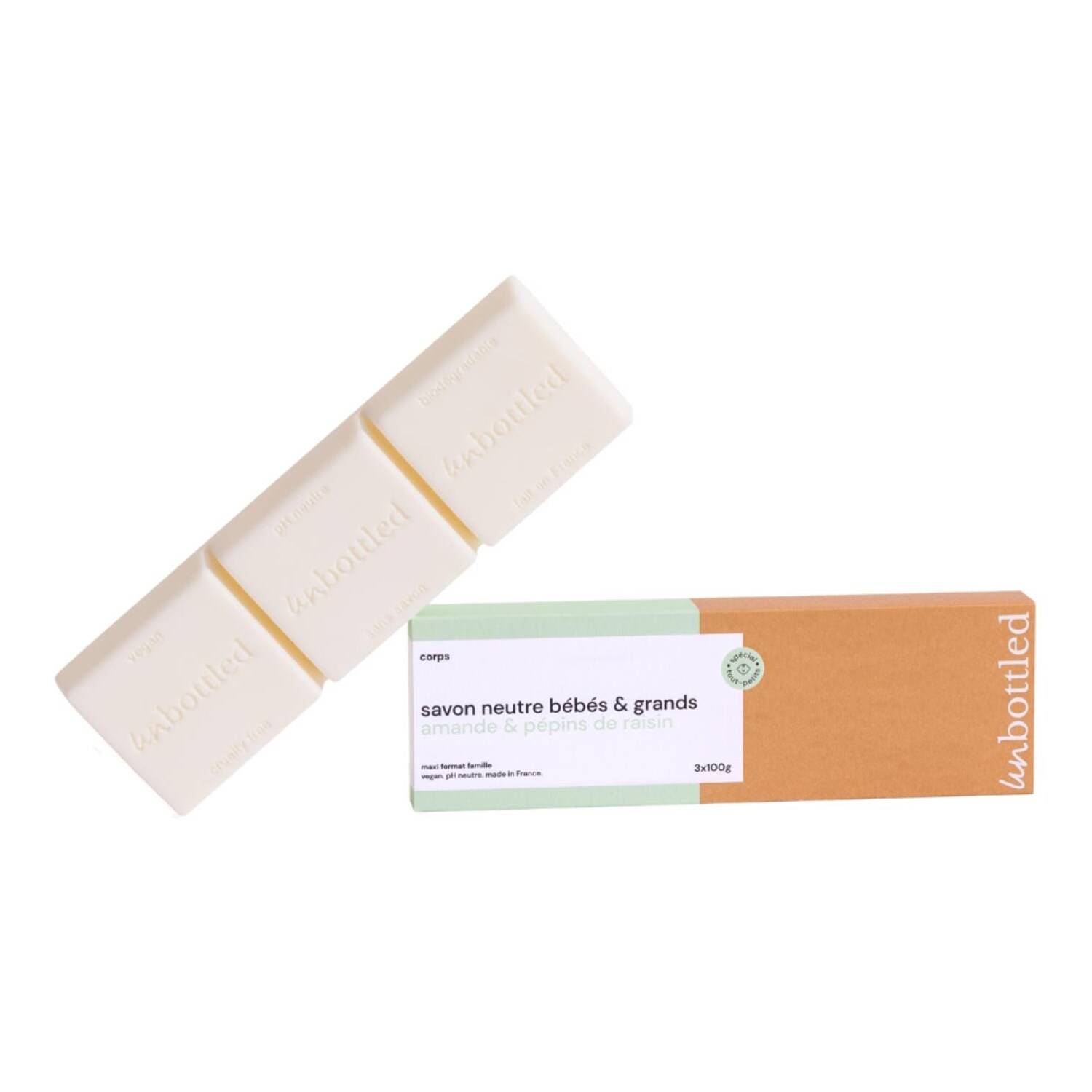 UNBOTTLED Maxi Gentle Baby Wash Body Soap 300g