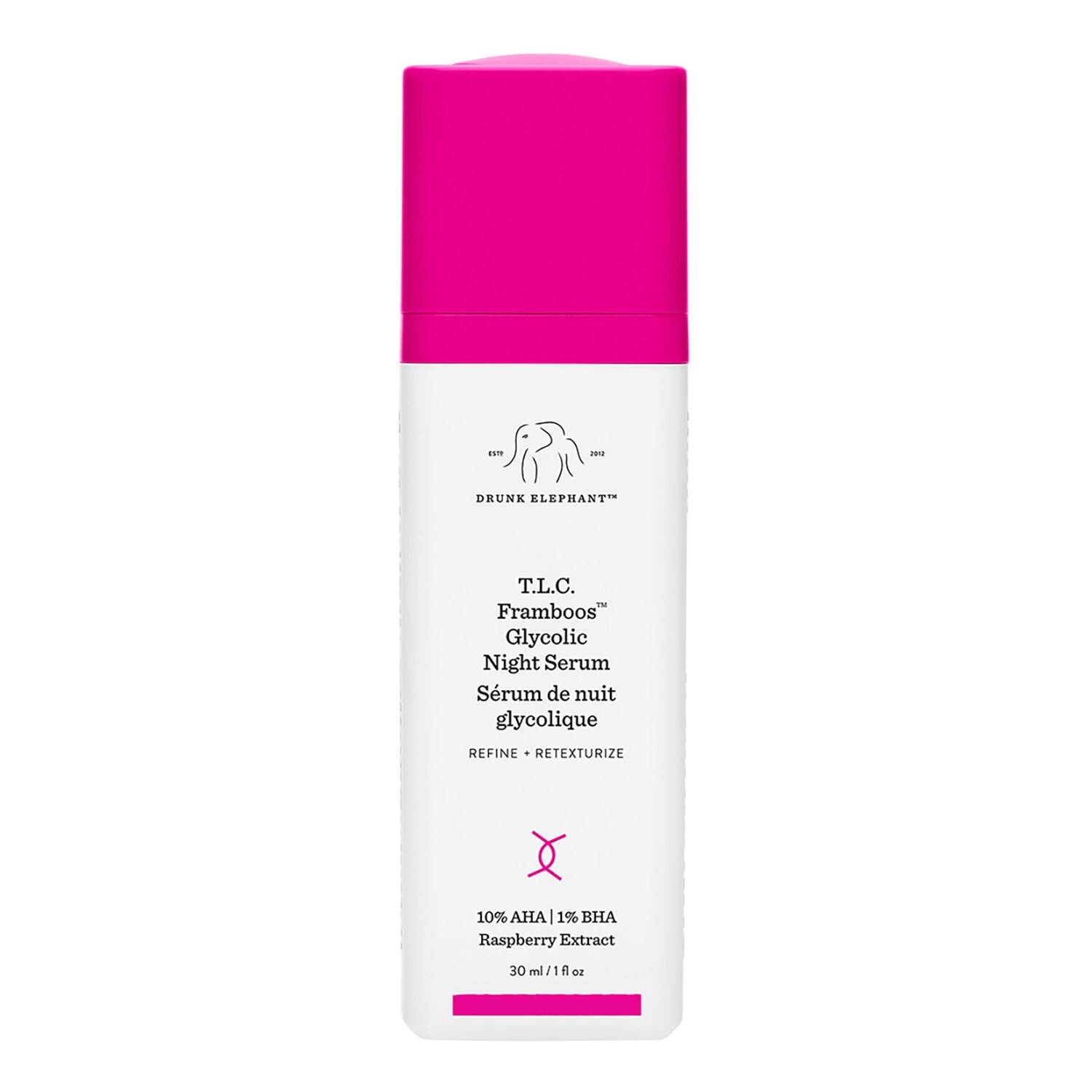 Drunk Elephant T.L.C. Framboos Glycolic Night Serum 30Ml