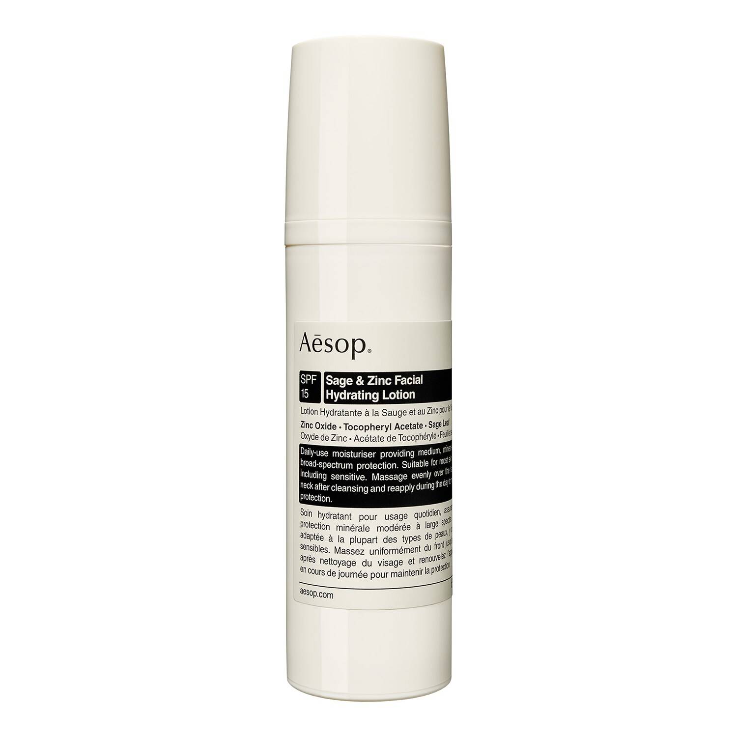 Aesop Sage & Zinc Hydrating Lotion Spf15 50Ml