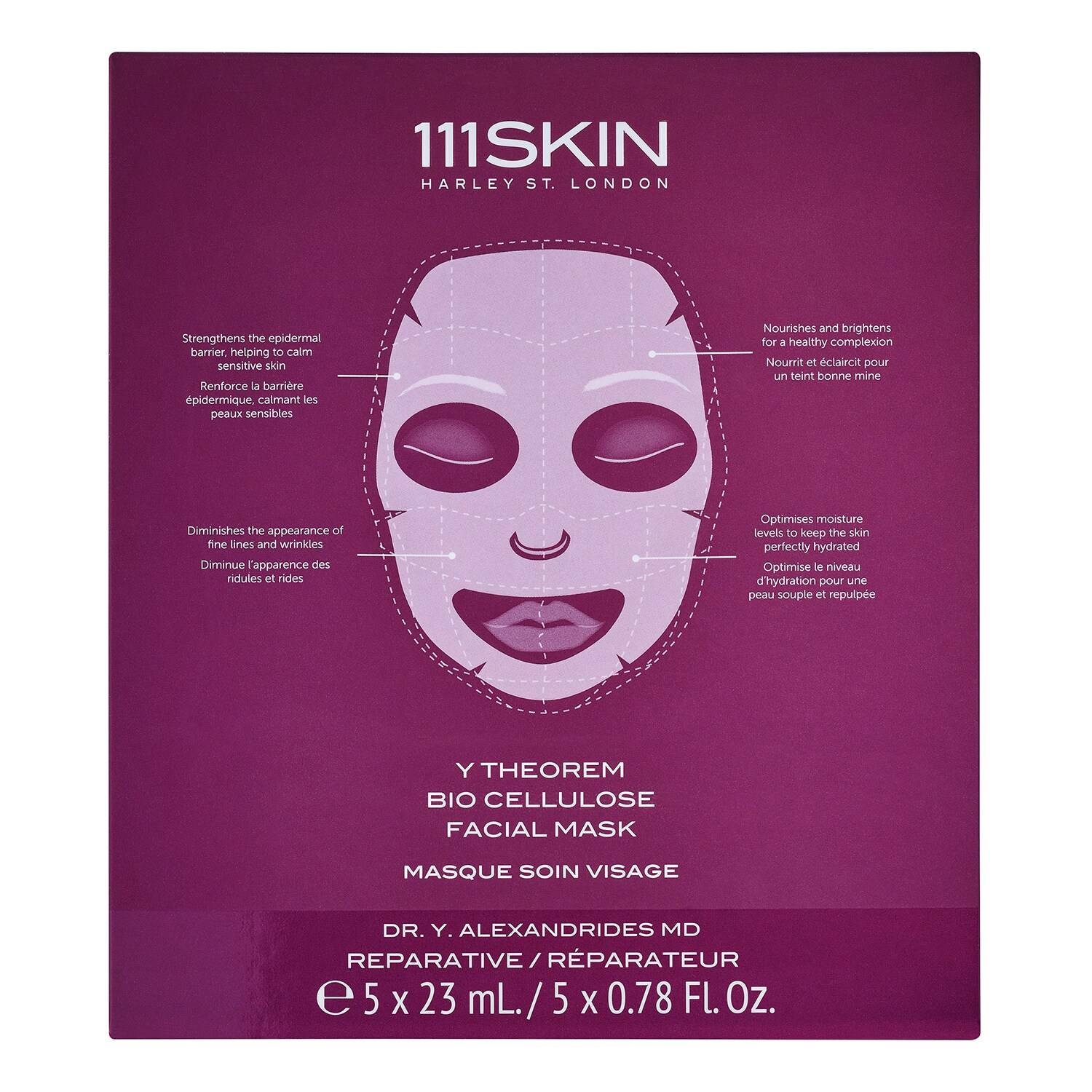 111Skin Y Theorem Bio Cellulose Facial Mask 5 X 23Ml