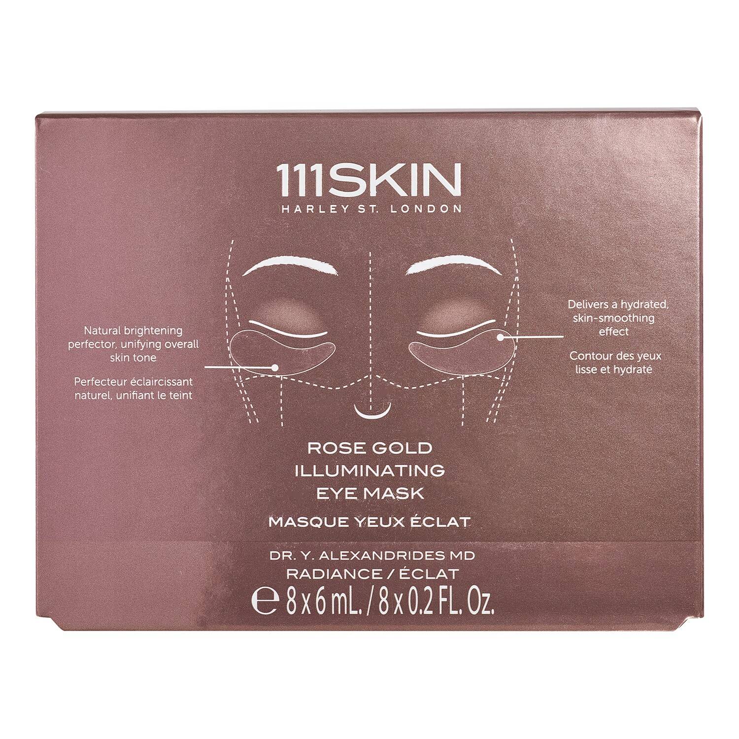 111Skin Rose Gold Illuminating Eye Mask 8 X 6Ml