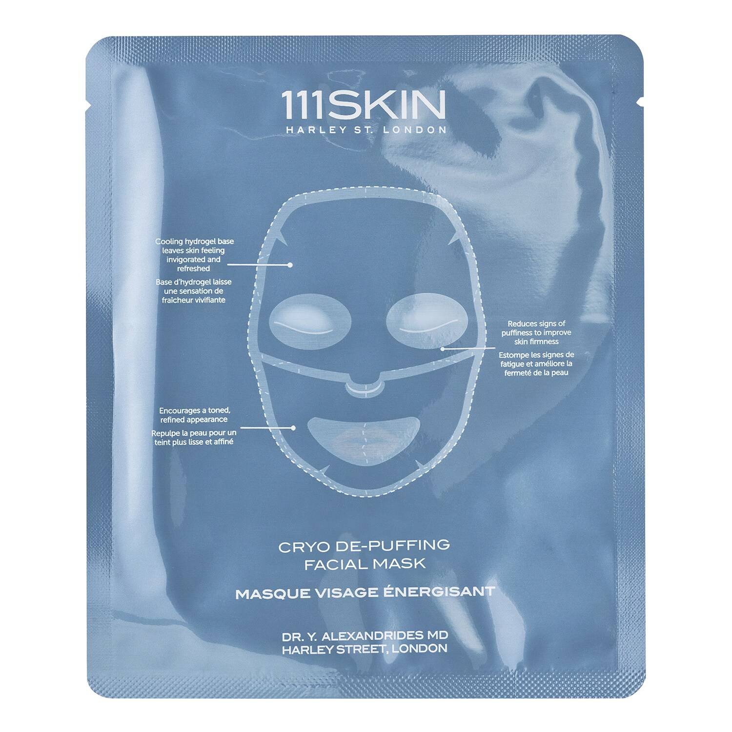111Skin Cryo De-Puffing Facial Mask - Energizing Eye Mask 150Ml
