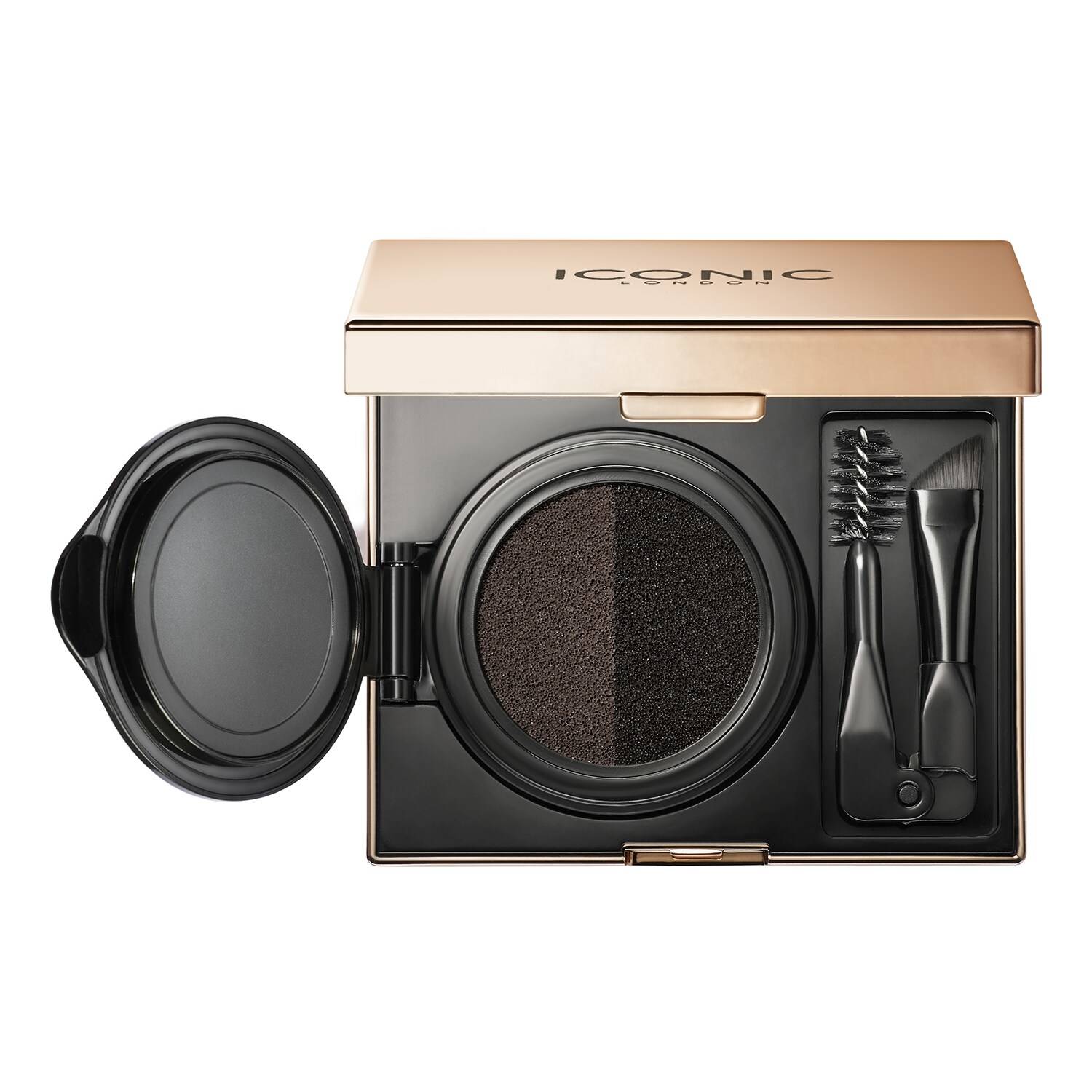 Iconic London Eyebrow Cushion 2 Colour Sculpter Black Brown