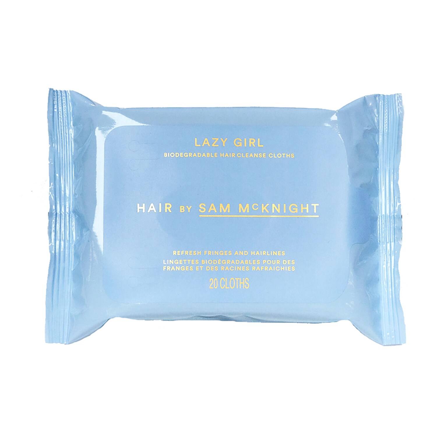 Hair By Sam Mcknight Lazy Girl Biodegradable Hair Cleanse Cloths 100G