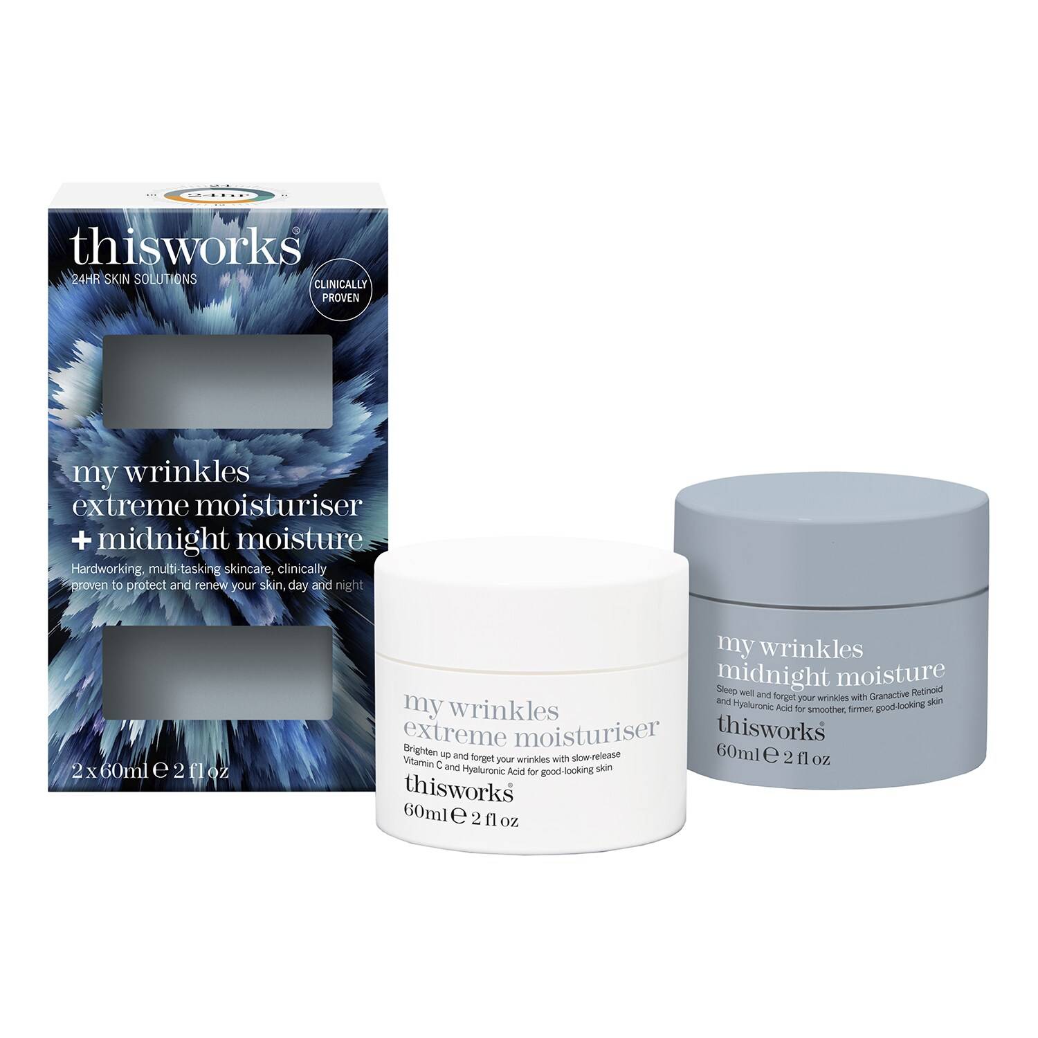 This Works My Wrinkles Extreme Moisturiser + Midnight Moisture Kit