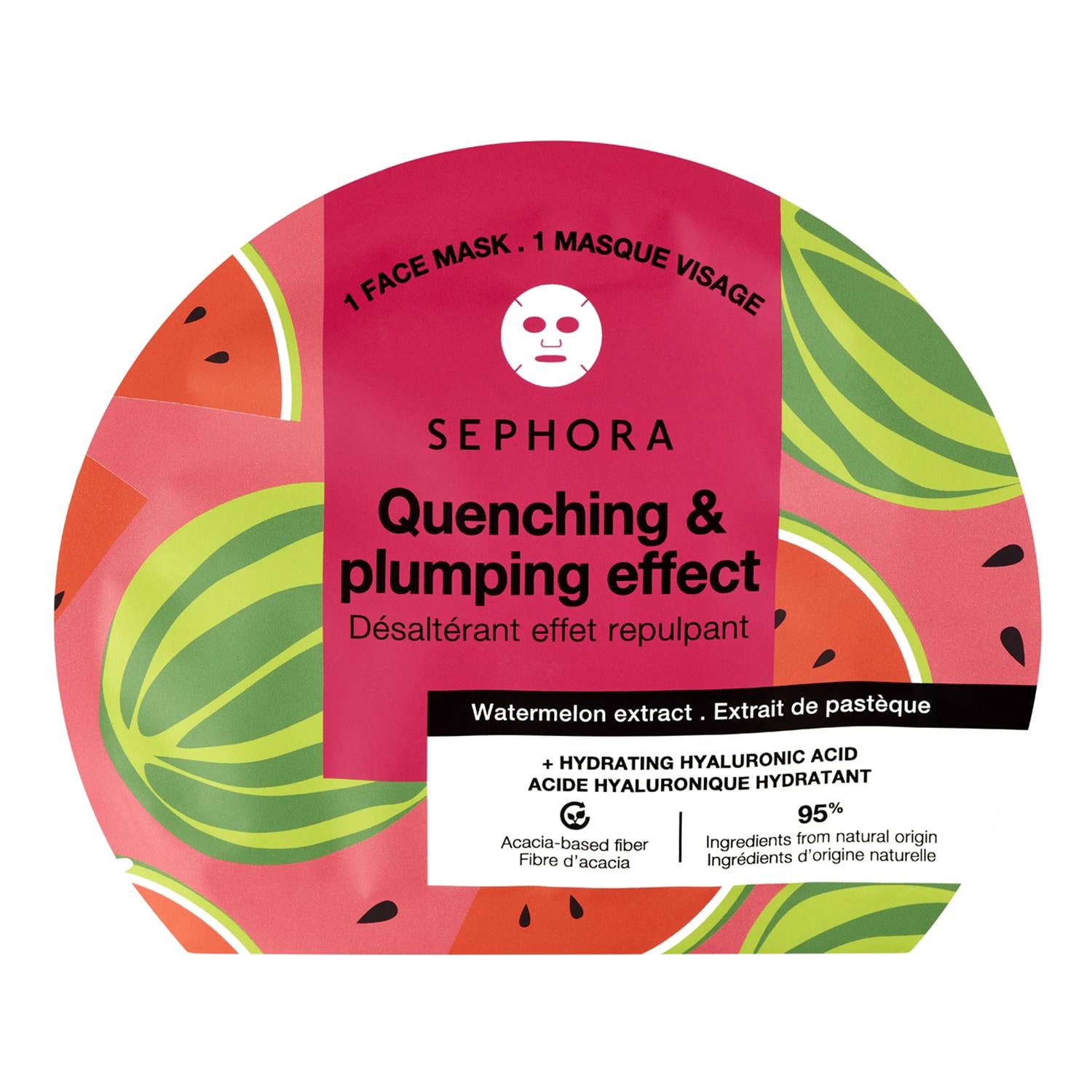 Sephora Collection Fiber Face Mask Watermelon X 1