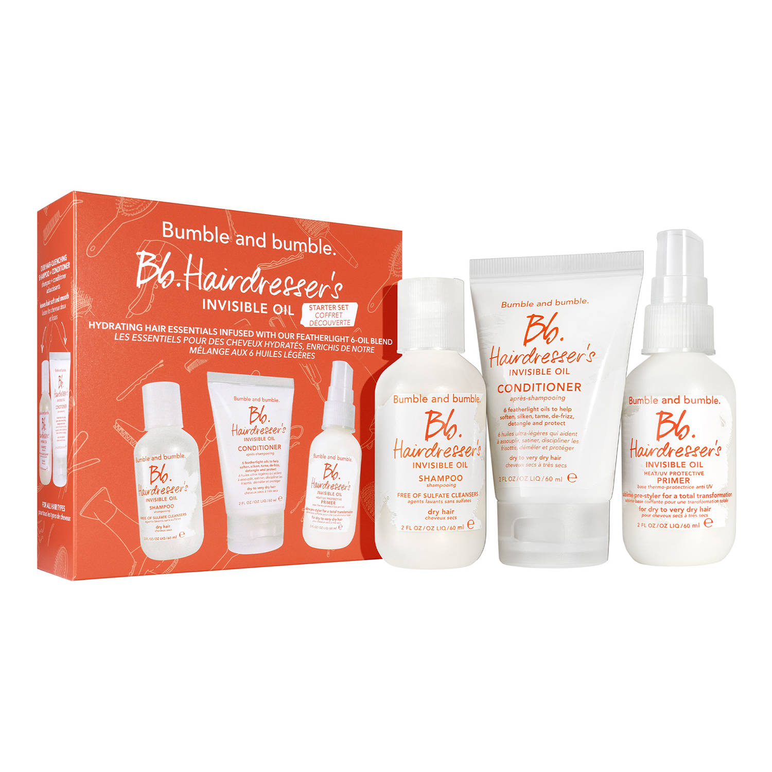 Bumble And Bumble Bb. Hairdresser's Invisible Oil Set 3 X 60 Ml