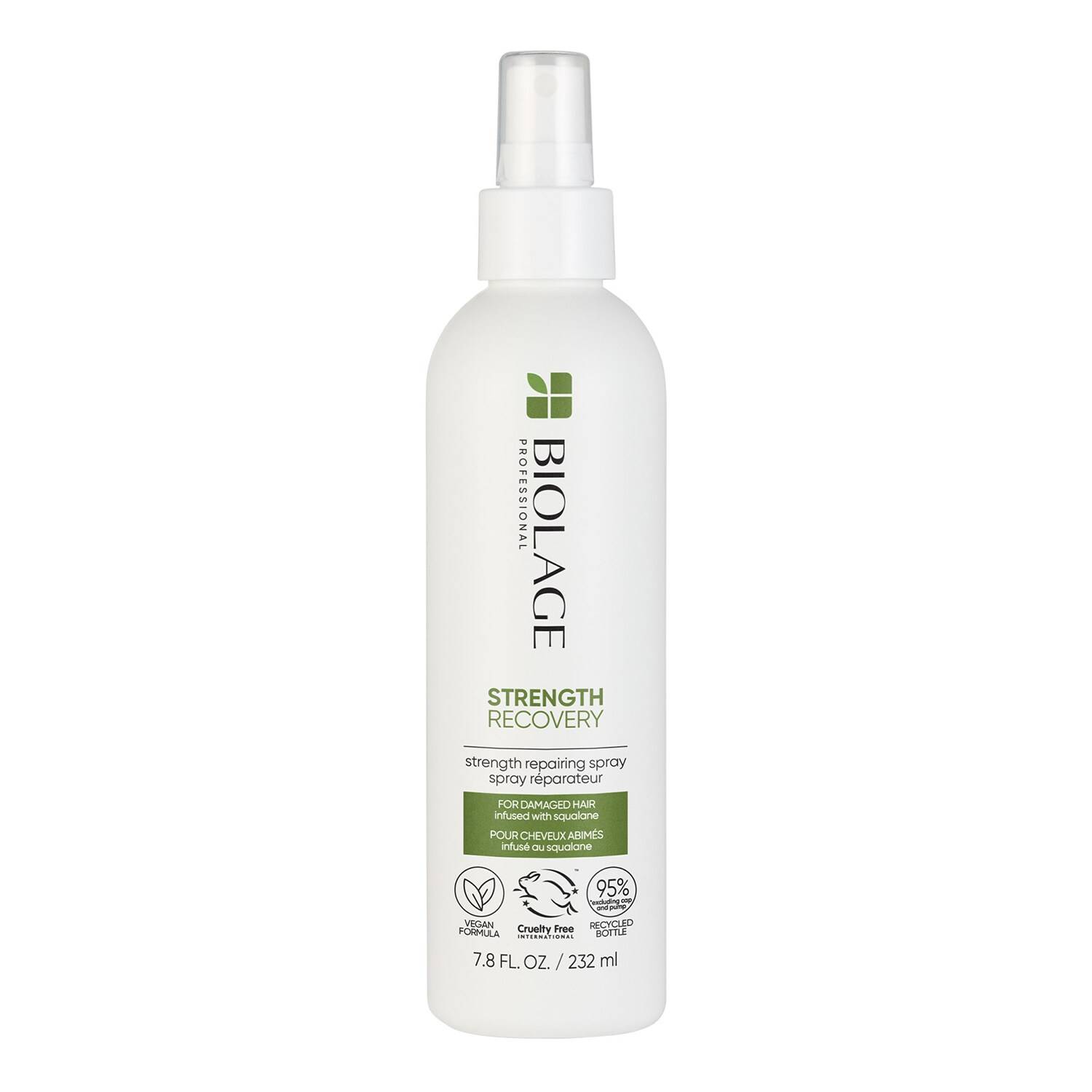 Biolage Professional Strength Recovery Vegan Leave-In Spray For Damaged Hair 232Ml