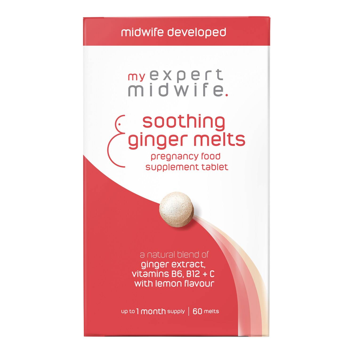 My Expert Midwife Soothing Ginger Melts 60Pk