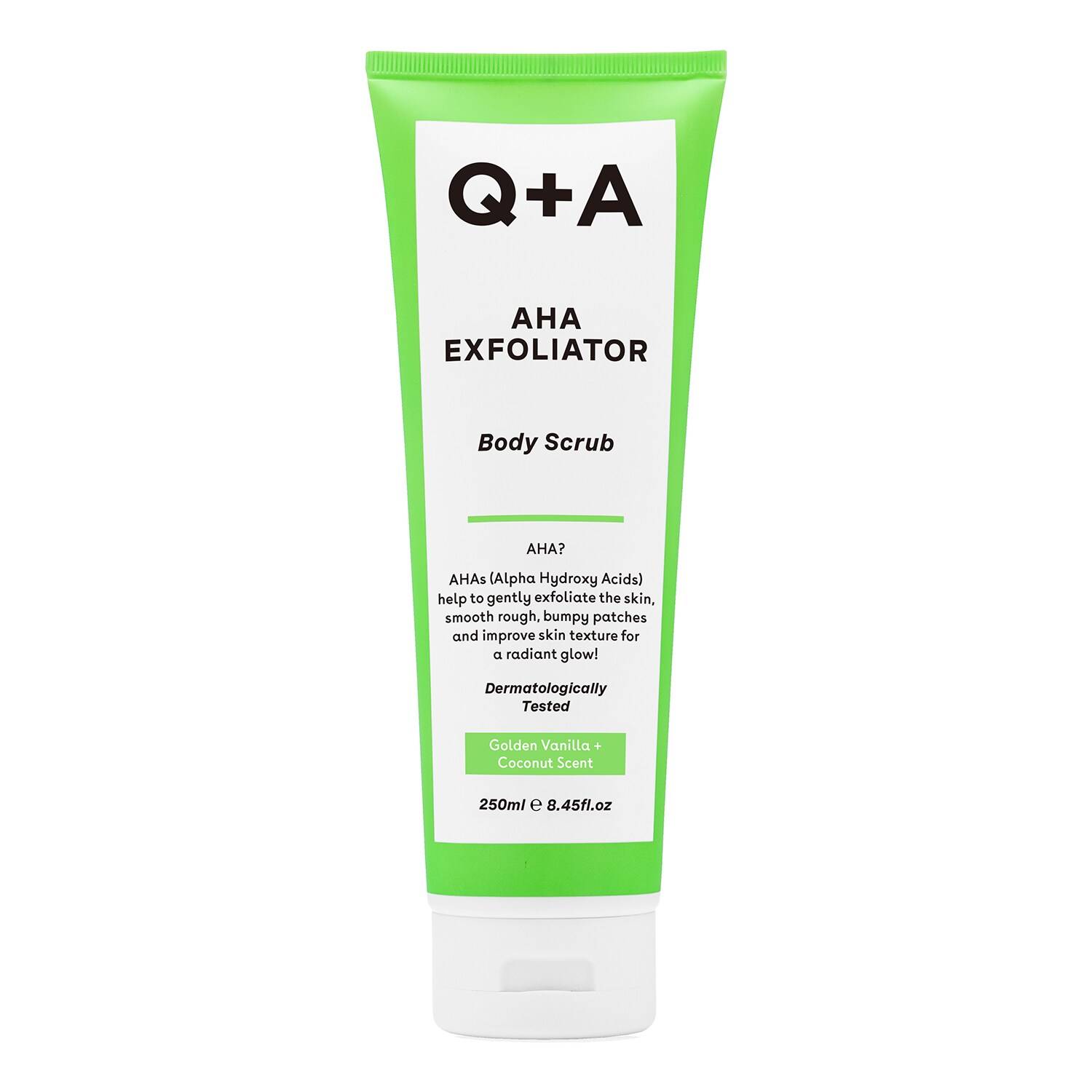 Q+A Aha Exfoliator Body Scrub 250Ml