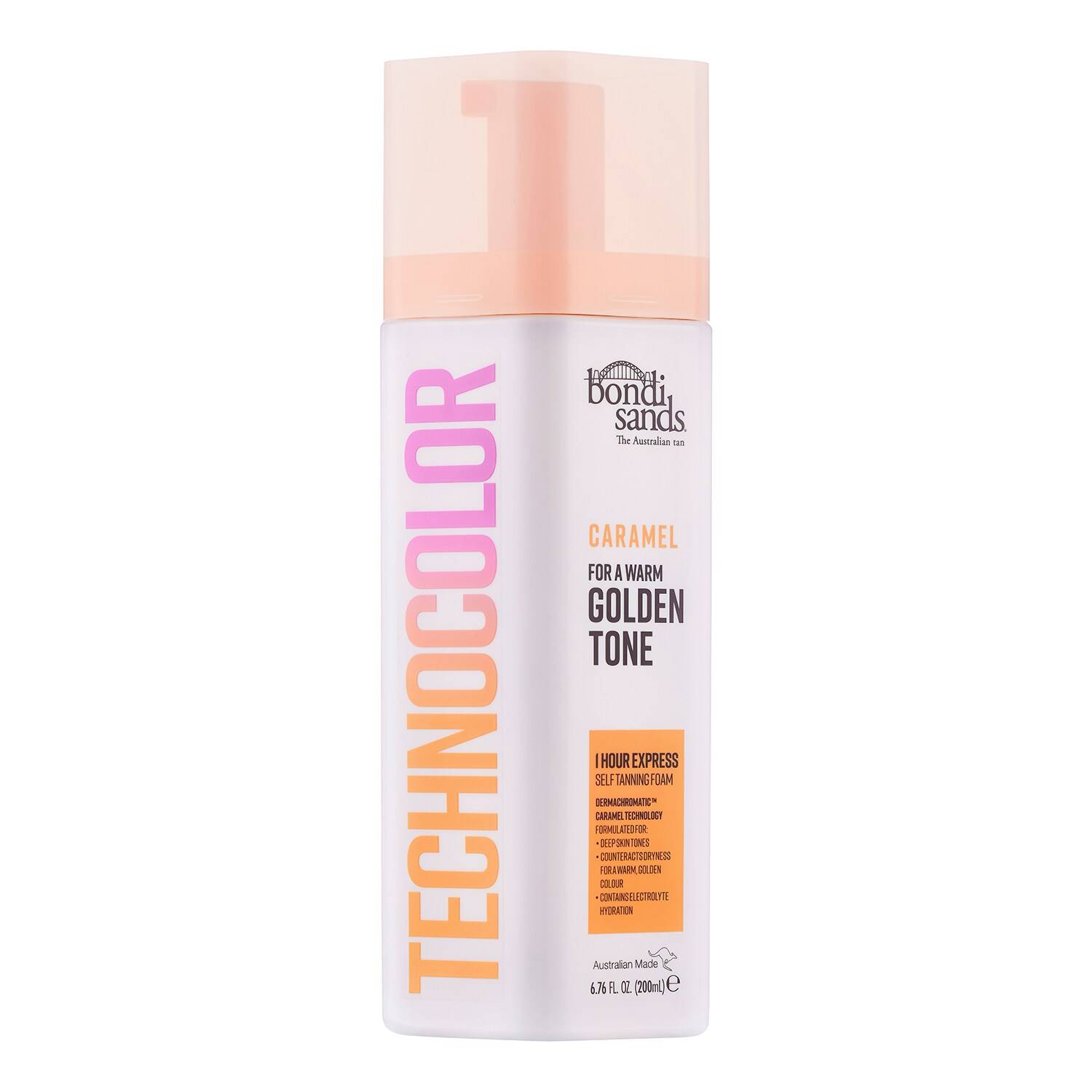 Bondi Sands Technocolor 1 Hour Express Self Tanning Foam Caramel 200Ml