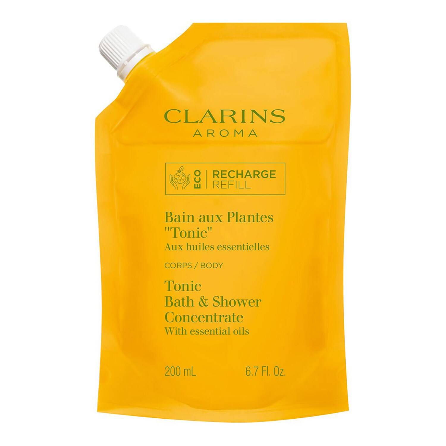 Clarins Tonic Bath & Shower Concentrate Eco Refill 200Ml