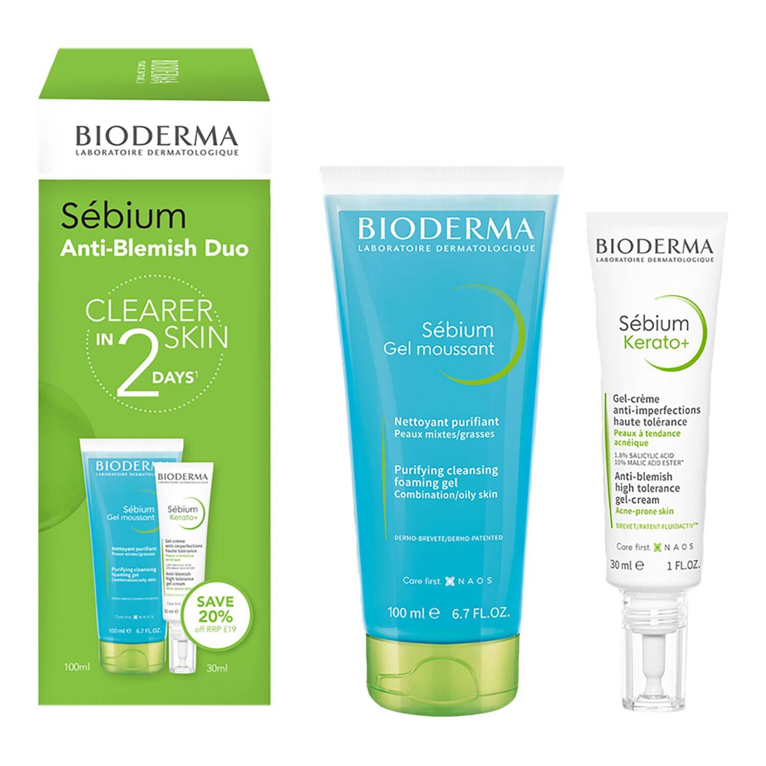 Bioderma Sebium Anti-Blemish Duo 130Ml