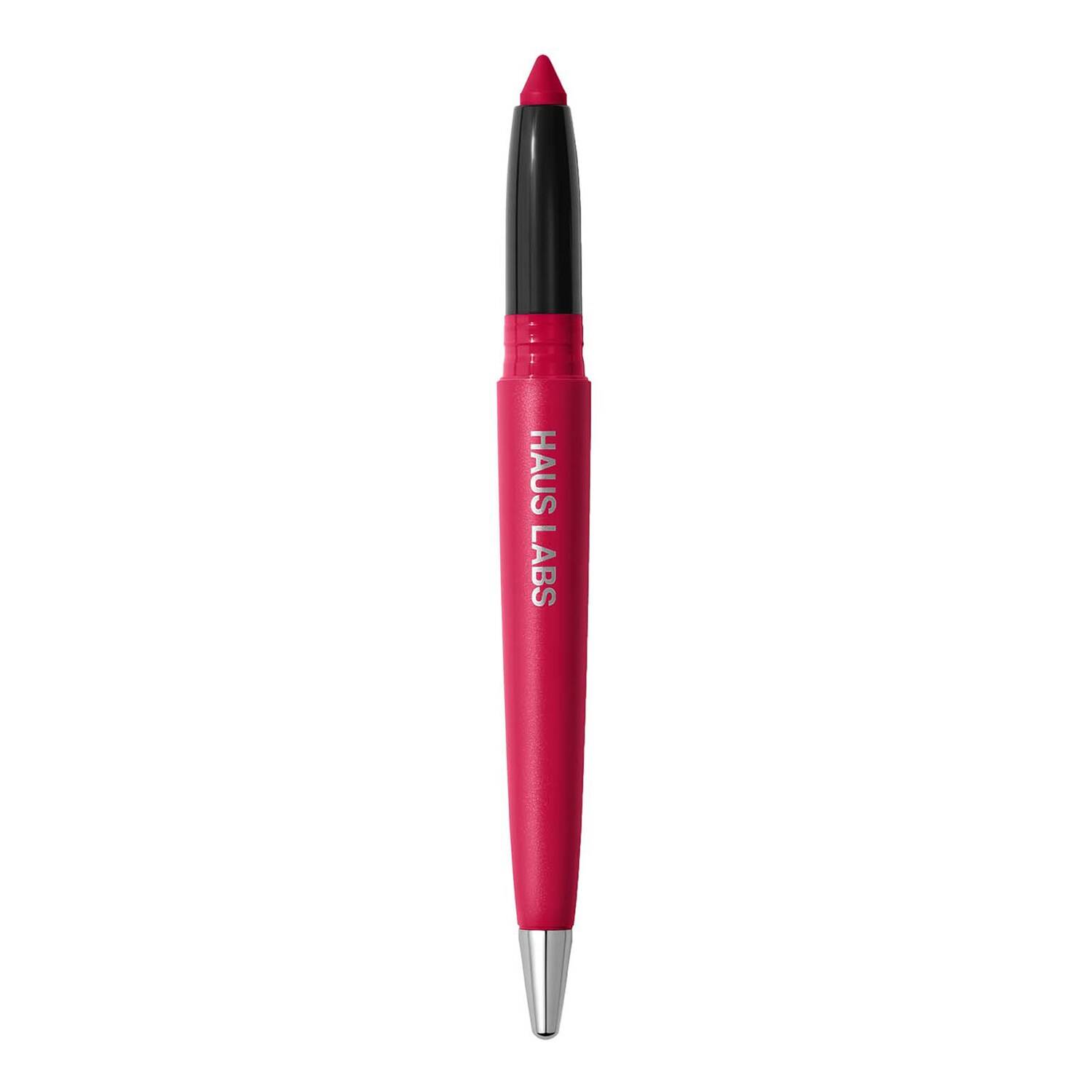 Haus Labs Le Monster Lip Crayon Vegan Lipstick And Lip Liner 1.4G Crimson Matte