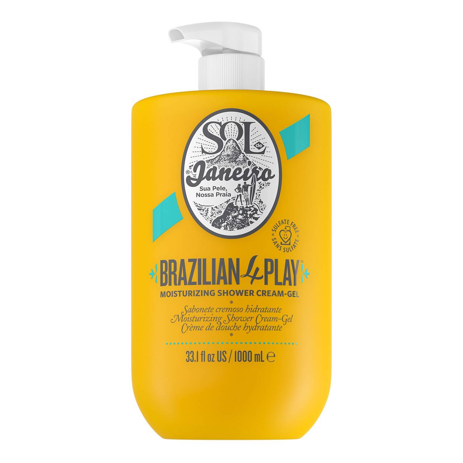 Sol De Janeiro Brazilian 4 Play Moisturizing Shower Cream-Gel 1000Ml