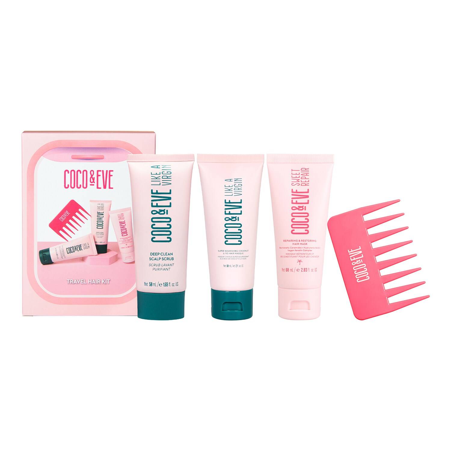 Coco & Eve Travel Hair Kit