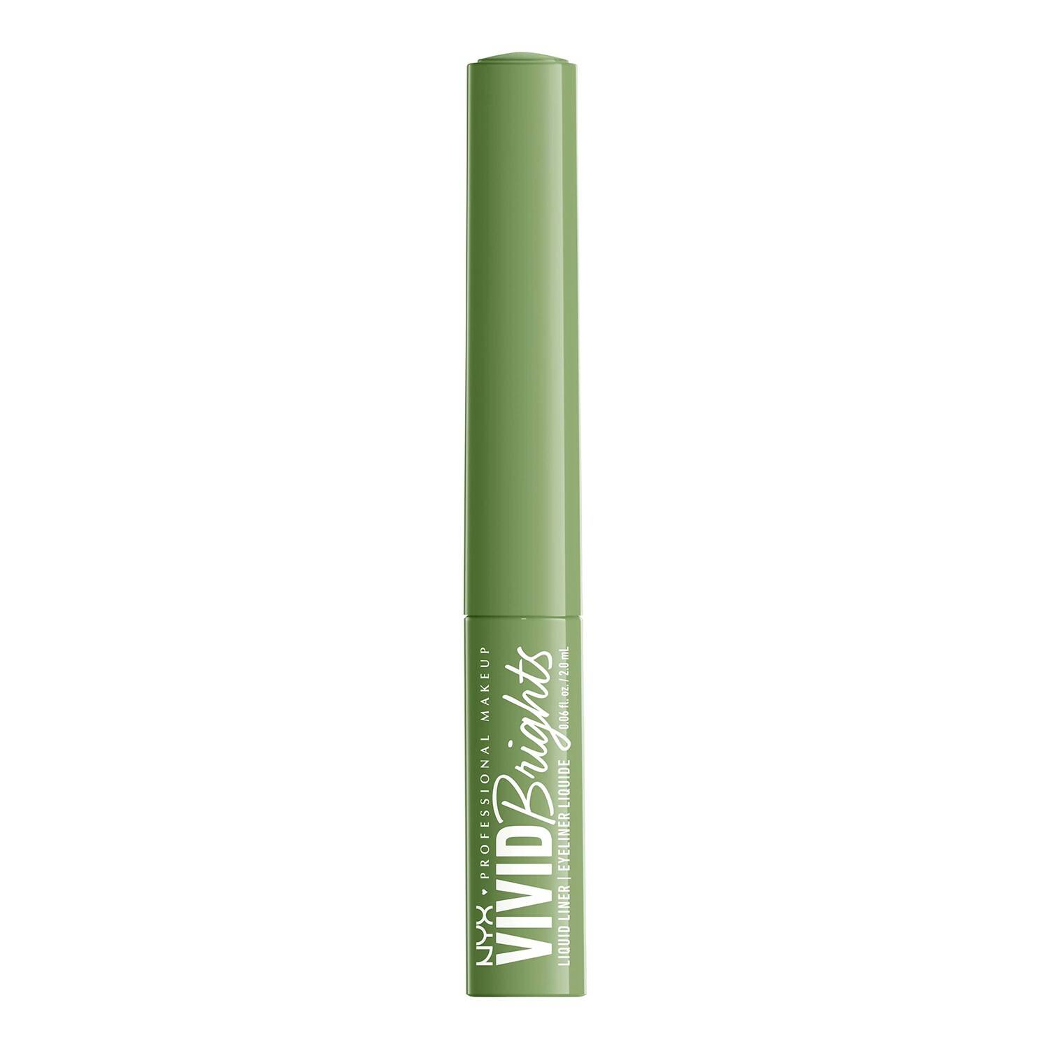 NYX Vivid Brights Liquid Eyeliner 2ml On Red