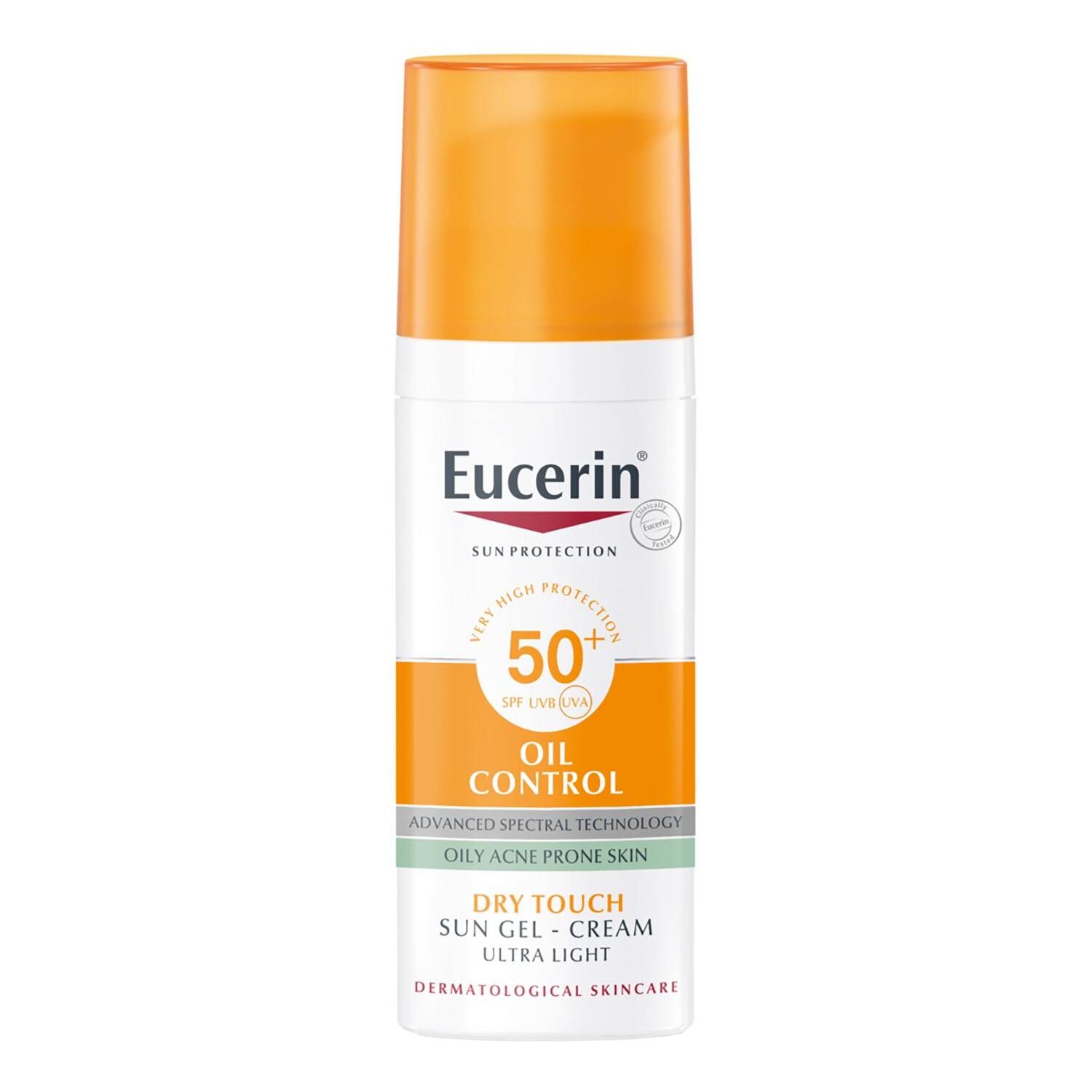Eucerin Oil Control Sun Gel-Cream Dry Touch Spf50+ 50Ml