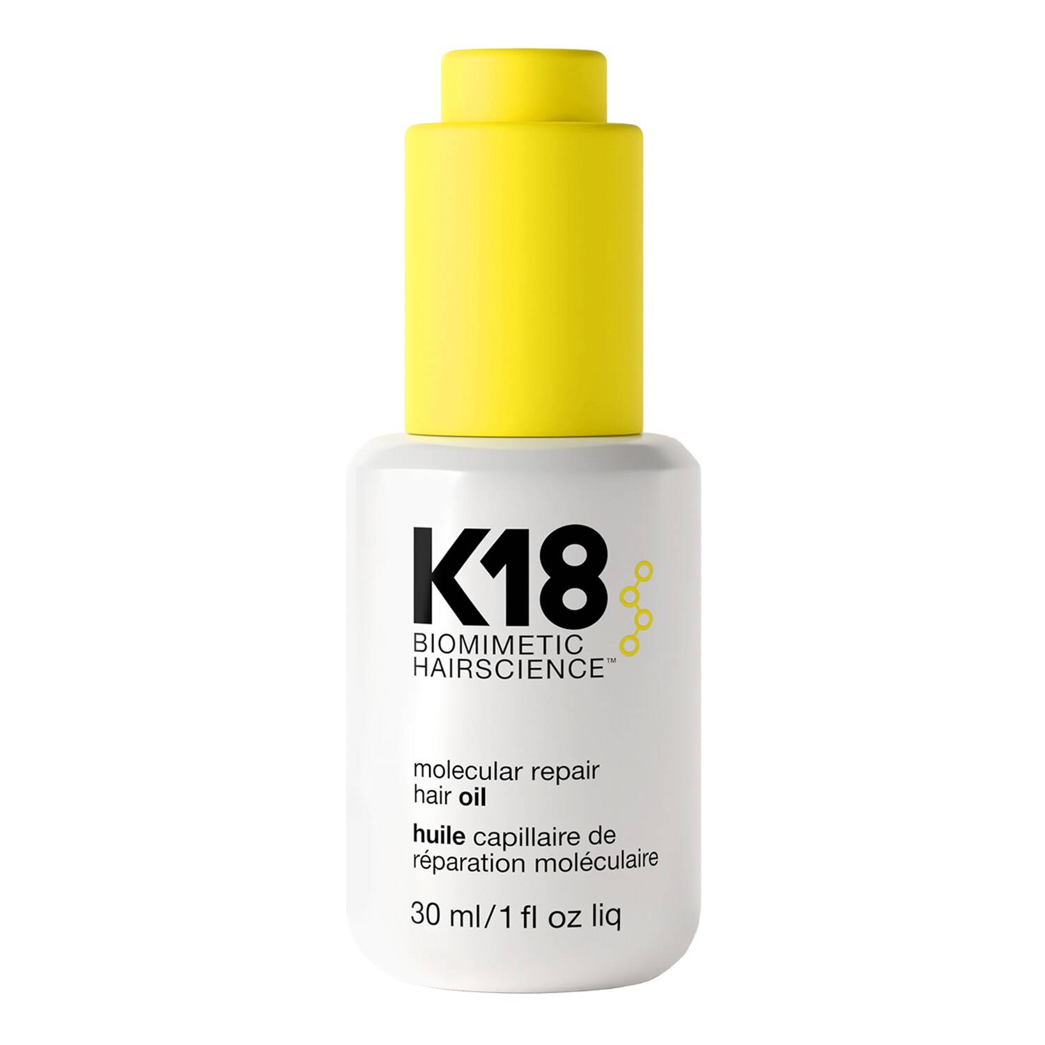 K18 Molecular Repair Hair Oil - Smooth + Repair Damaged Hair 30Ml