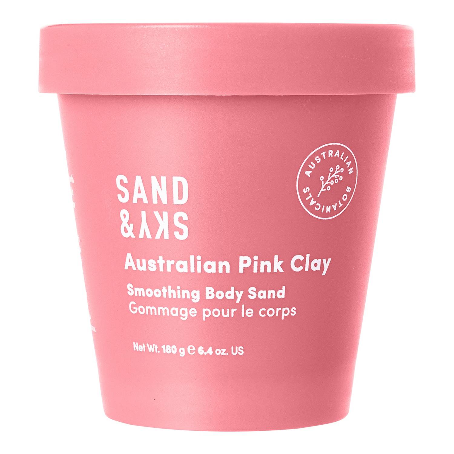 Sand & Sky Australian Pink Clay - Body Scrub 180G
