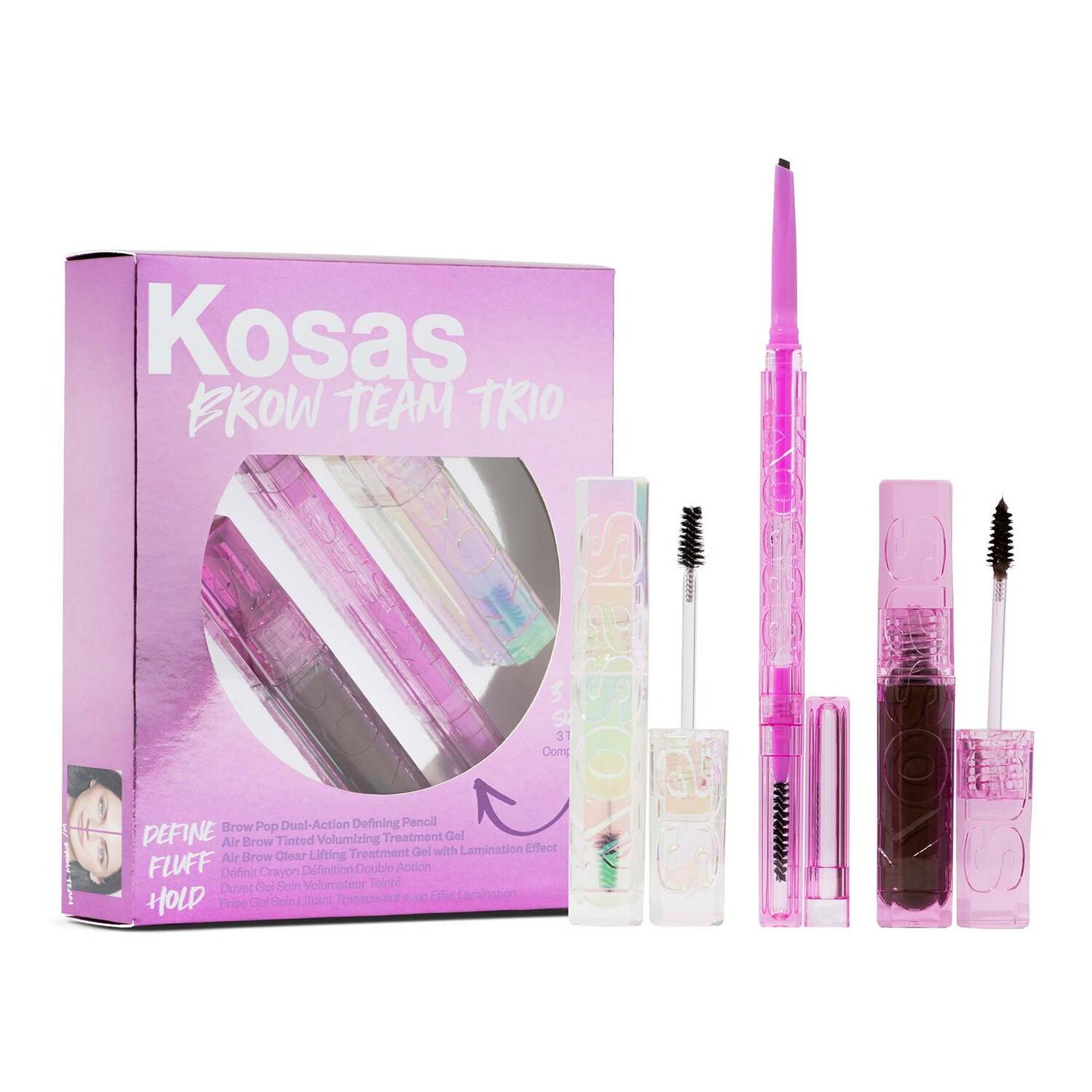 KOSAS Brow Team Set Medium Brown