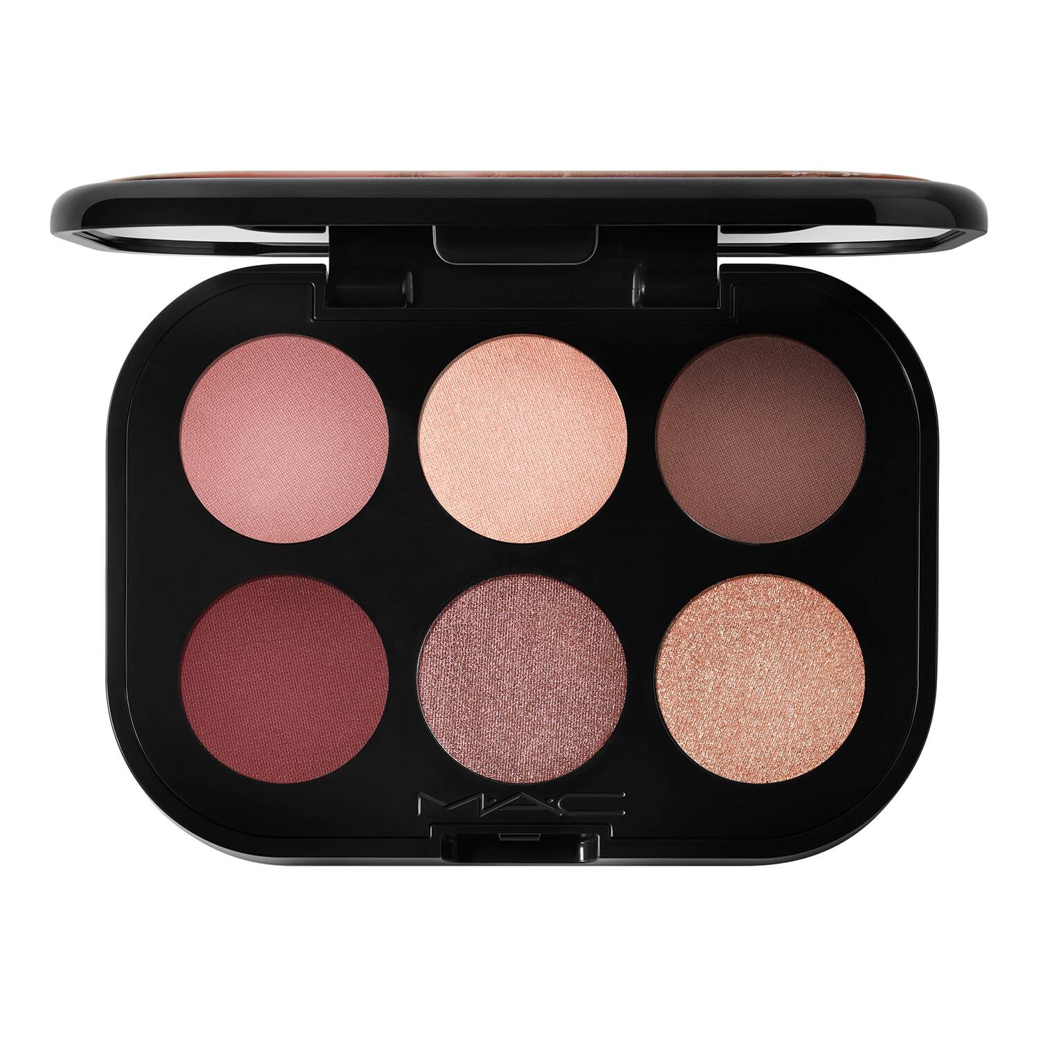 M.A.C Connect In Colour Eye Shadow Palette 6.25G Embedded In Burgundy