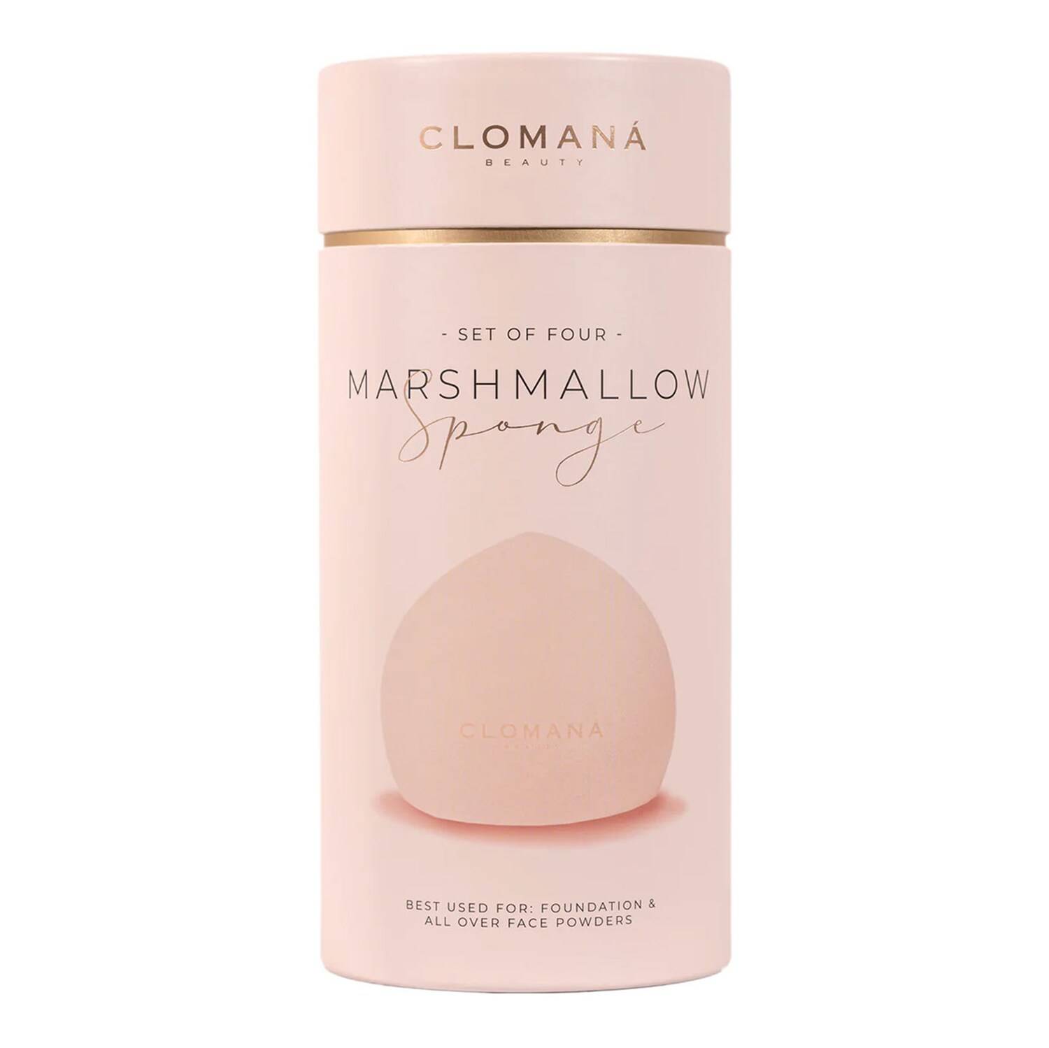Clomana Beauty Marshmallow Sponge Set Of Four Marshmallow