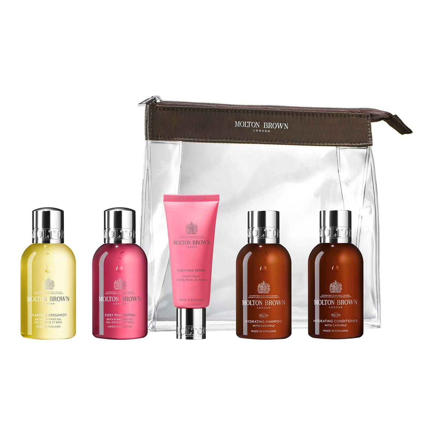 Molton Brown The Revived Voyager Body & Hair Carry-On Bag Set