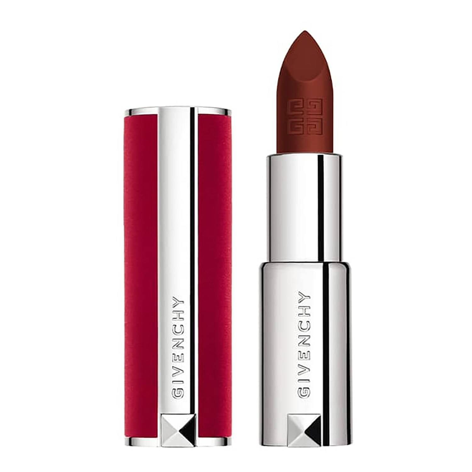 Givenchy Le Rouge Deep Velvet - Powdery Matte Finish Lipstick N50 - Brun Acajou