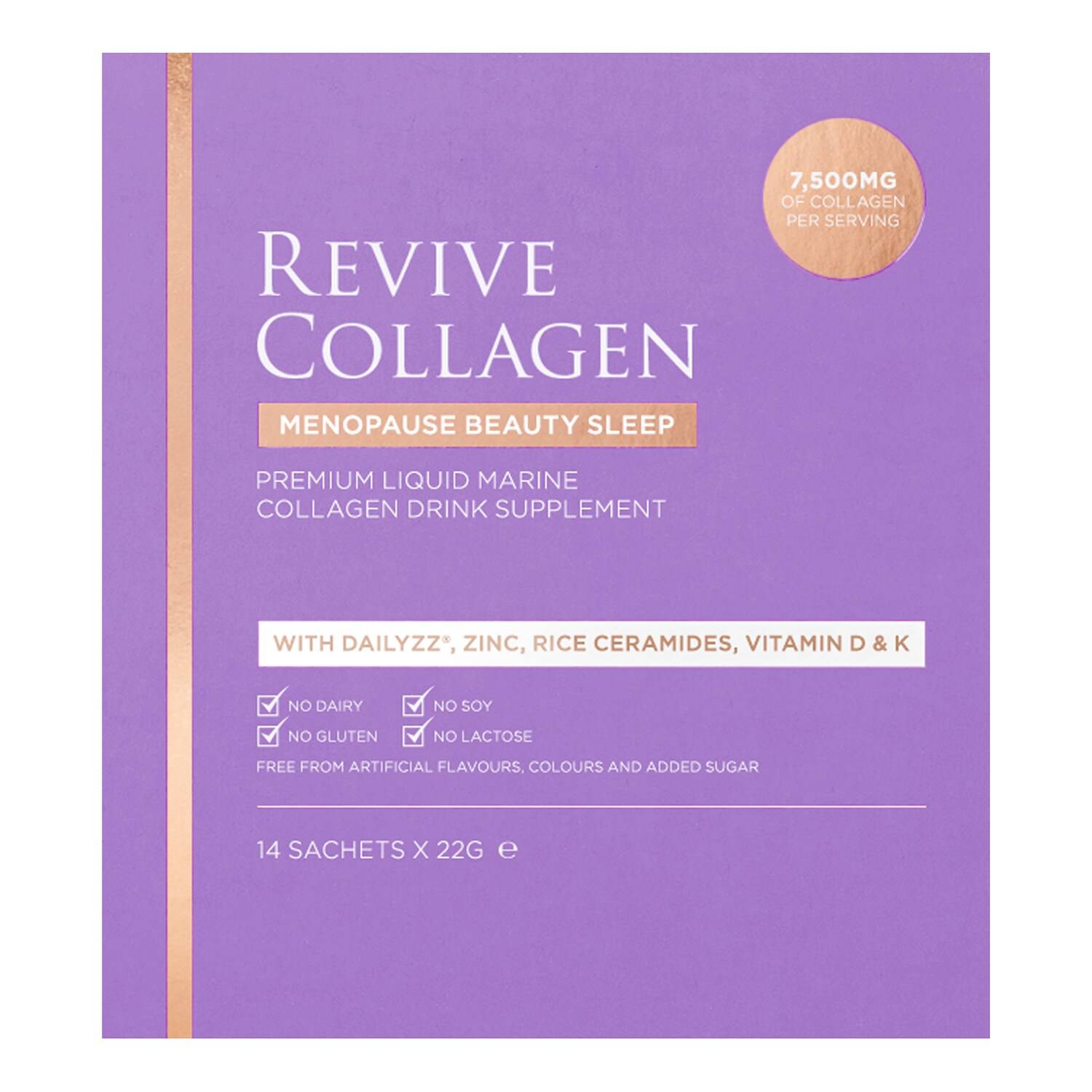 Revive Collagen Menopause Sleep Hydrolysed Marine Collagen Drink 14 Days