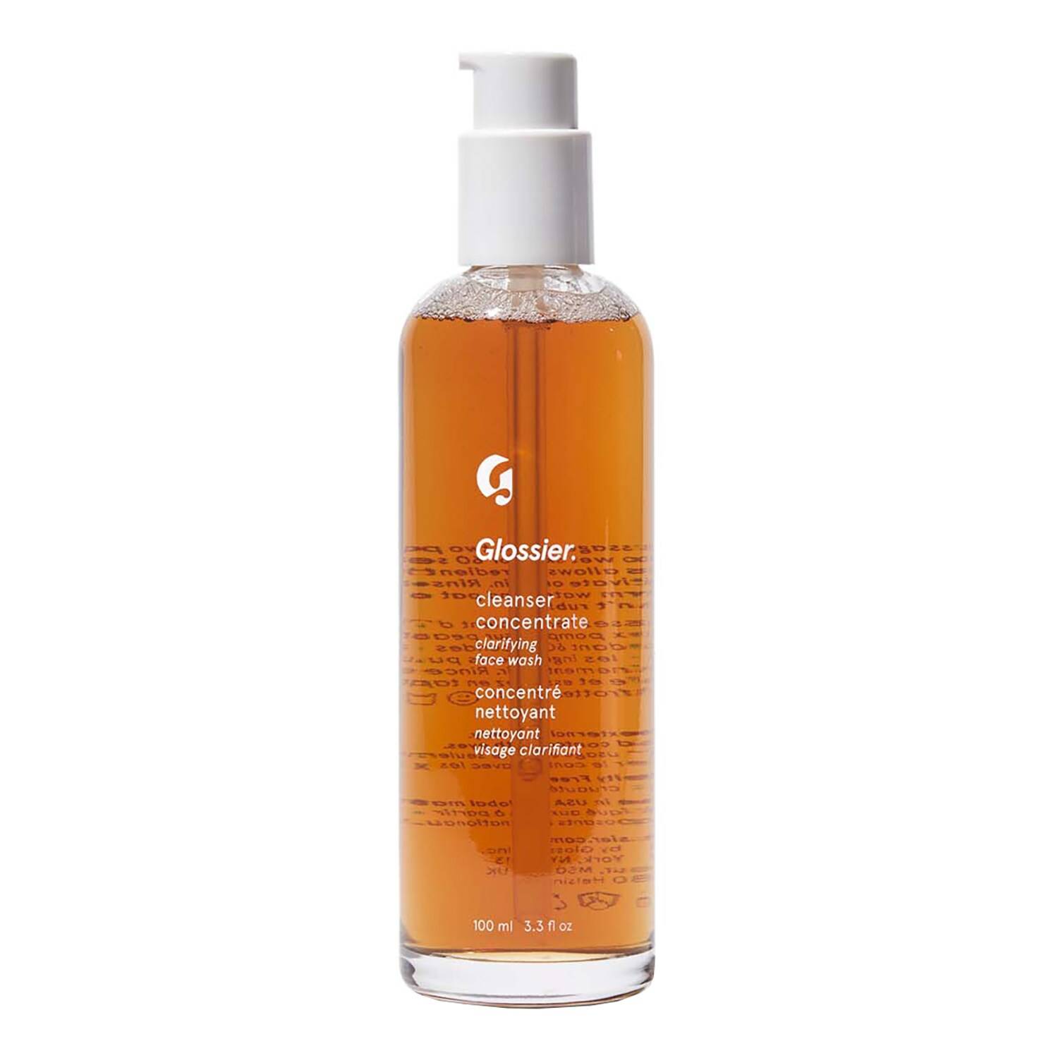 Glossier Cleanser Concentrate Aha Clarifying And Exfoliating Face Wash 100Ml