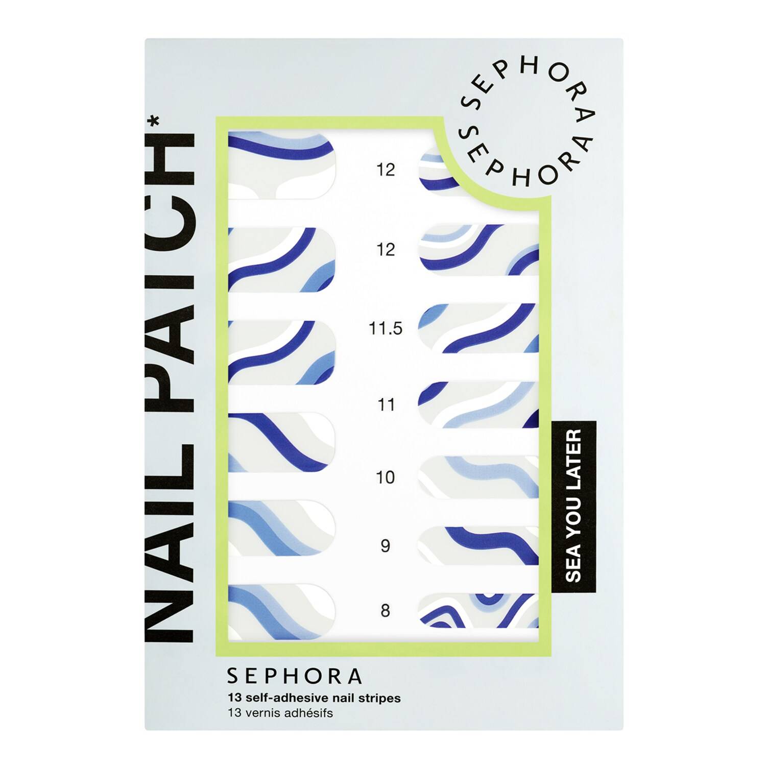 Sephora Collection Self-Adhesive Nail Stripes Kit Sea You Later