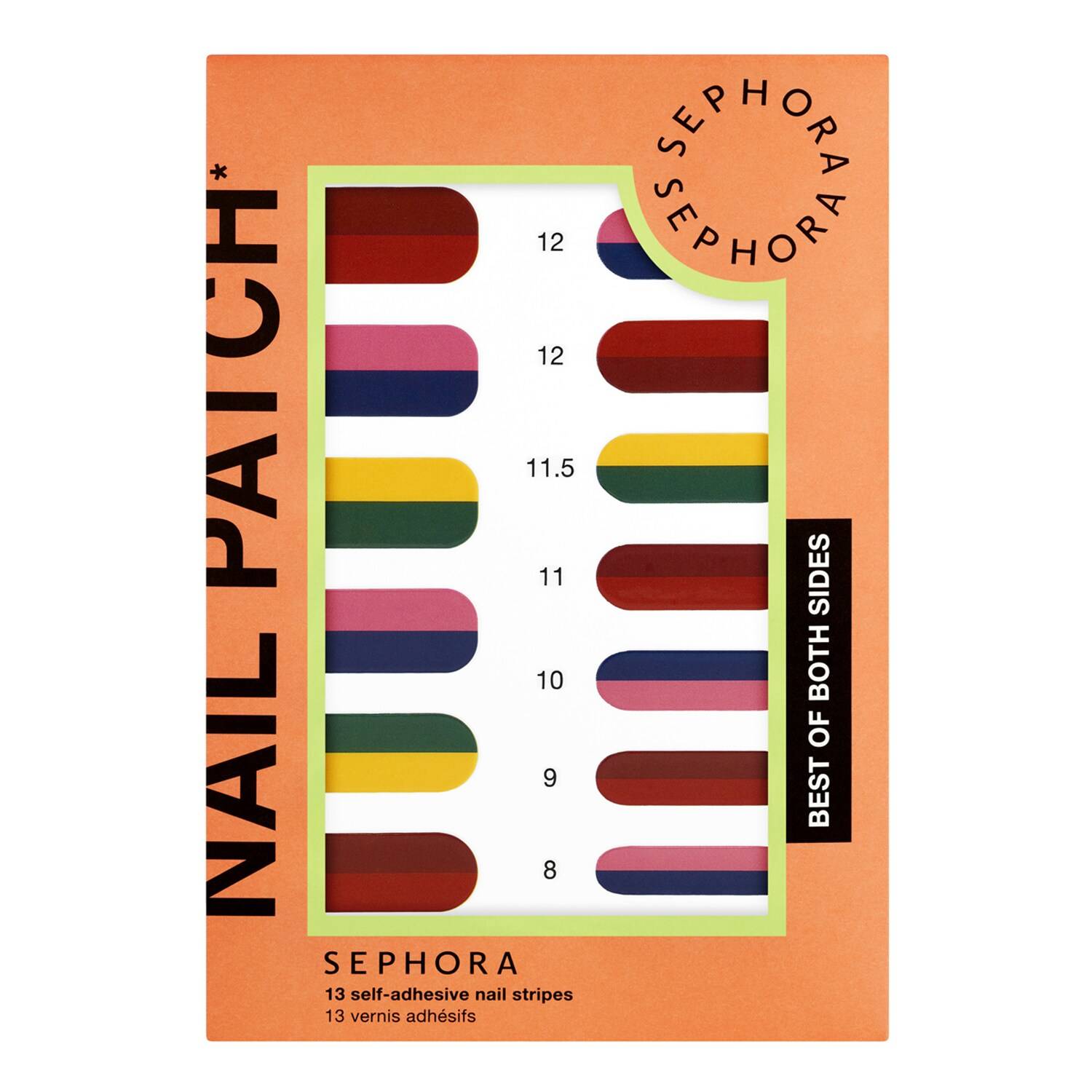 Sephora Collection Self-Adhesive Nail Stripes Kit Best Of Both Sides