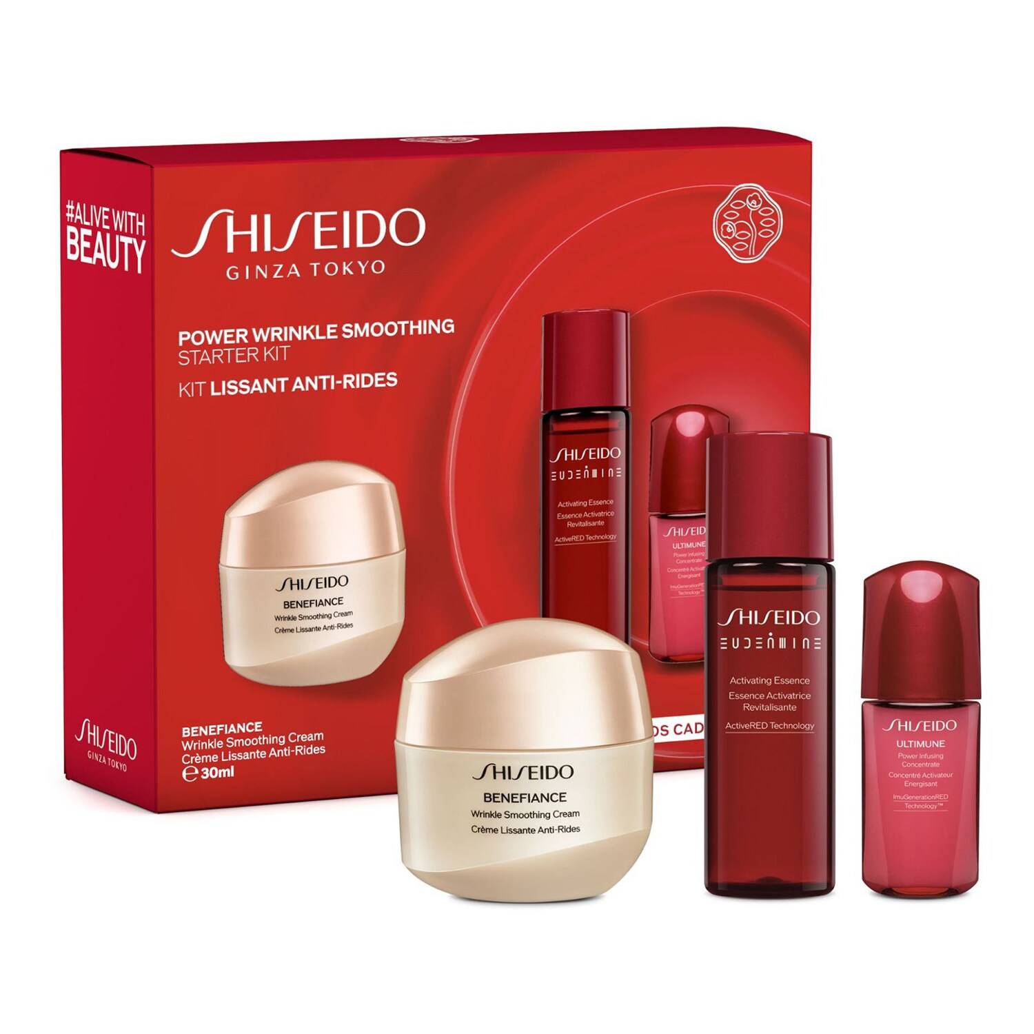 Shiseido Bnf 30 Defence & Replica Kit Set