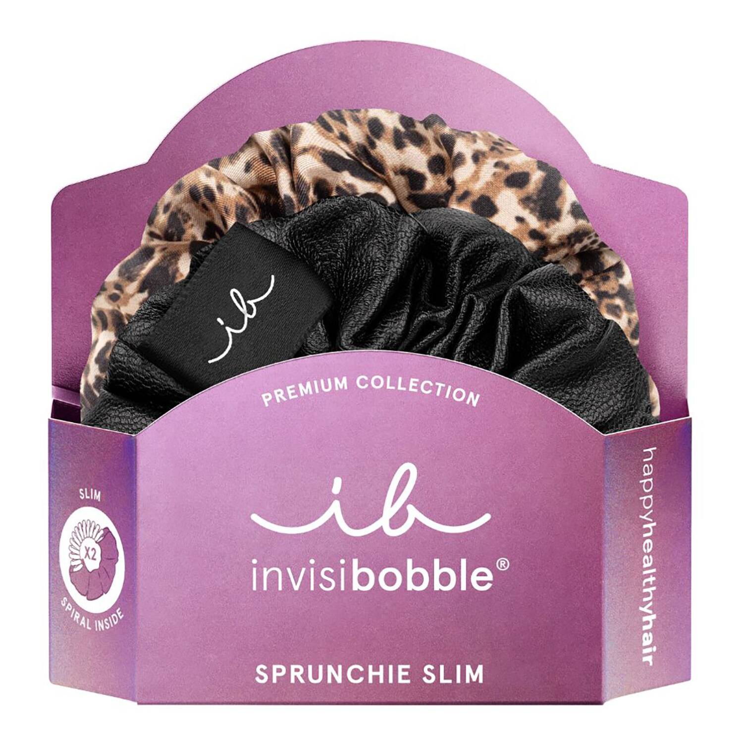 Invisibobble Sprunchie Slim Premium Leo Is The New Black Hair Scrunchies Set