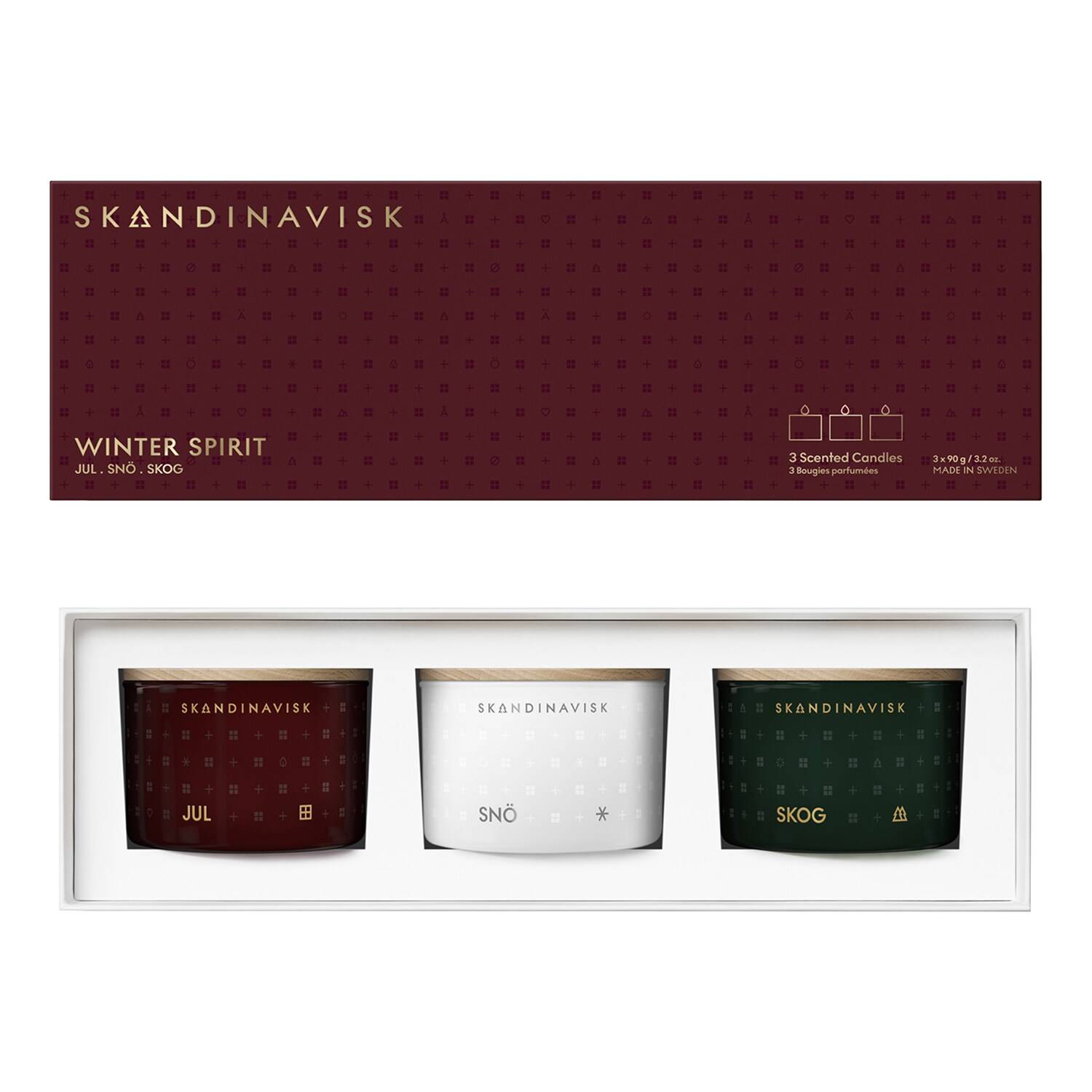 SKANDINAVISK WINTER SPIRIT Candle Giftset