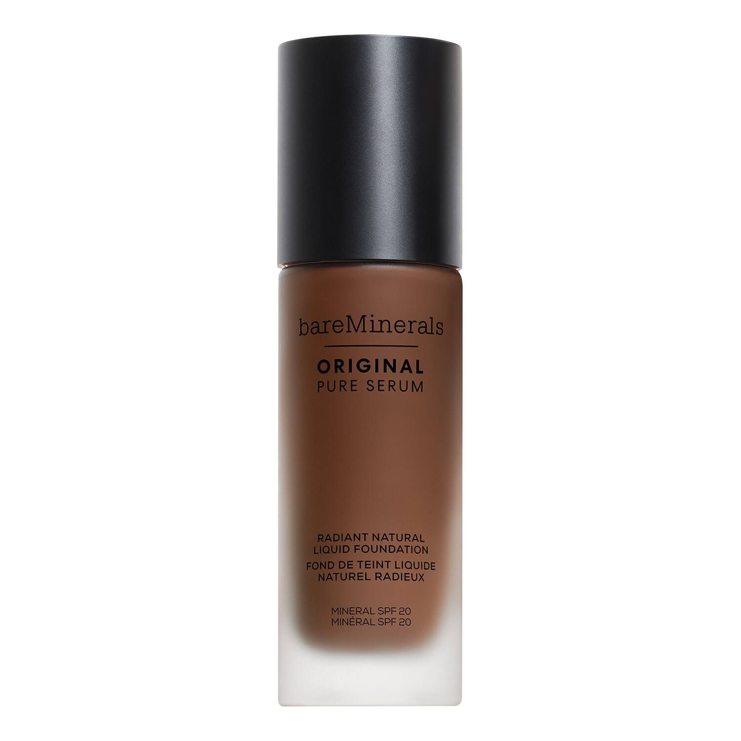 Bareminerals Original Pure Serum Radiant Natural Liquid Foundation Mineral Spf20 30Ml Deep Neutral 6
