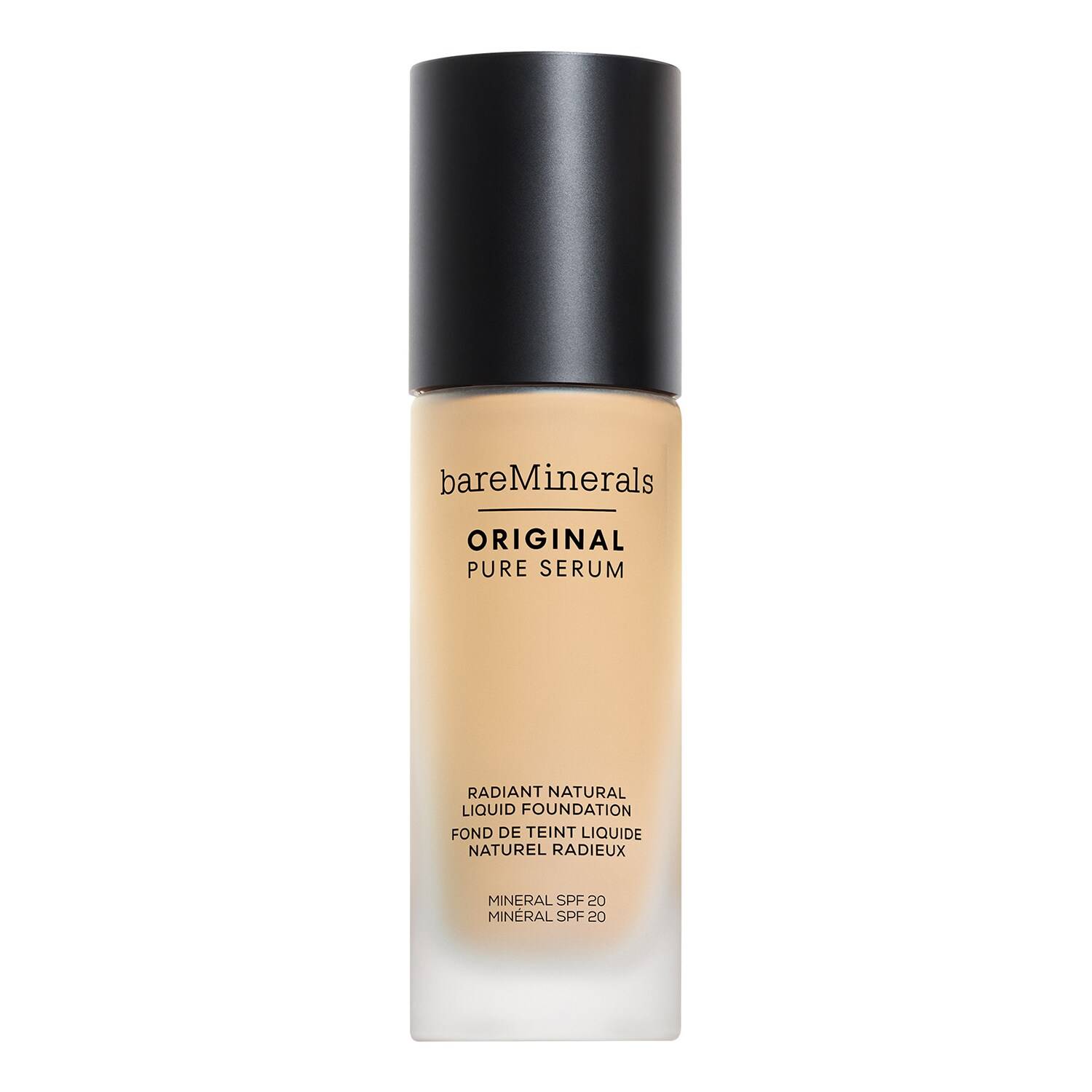 Bareminerals Original Pure Serum Radiant Natural Liquid Foundation Mineral Spf20 30Ml Fair Warm 1.5