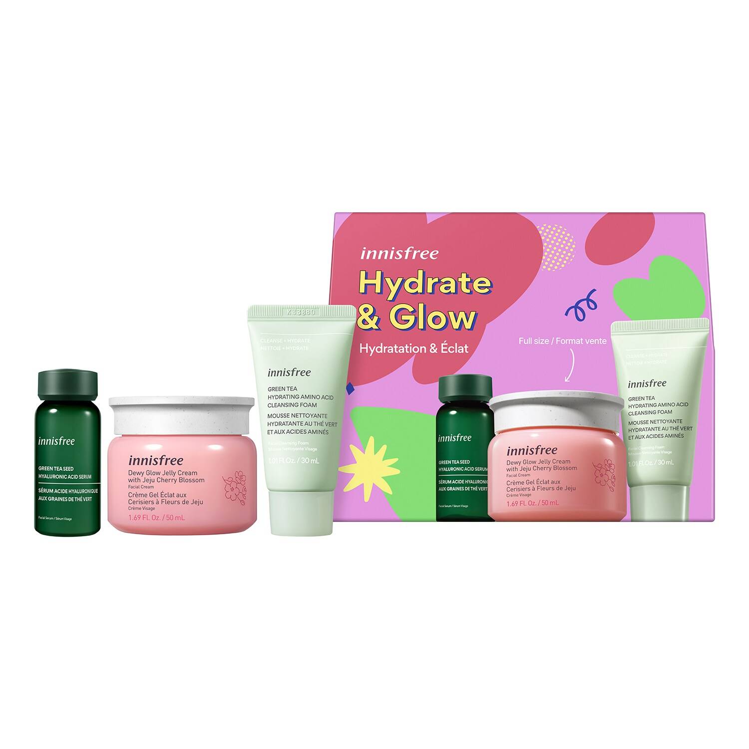 Innisfree Hydrate & Glow Face Care Set