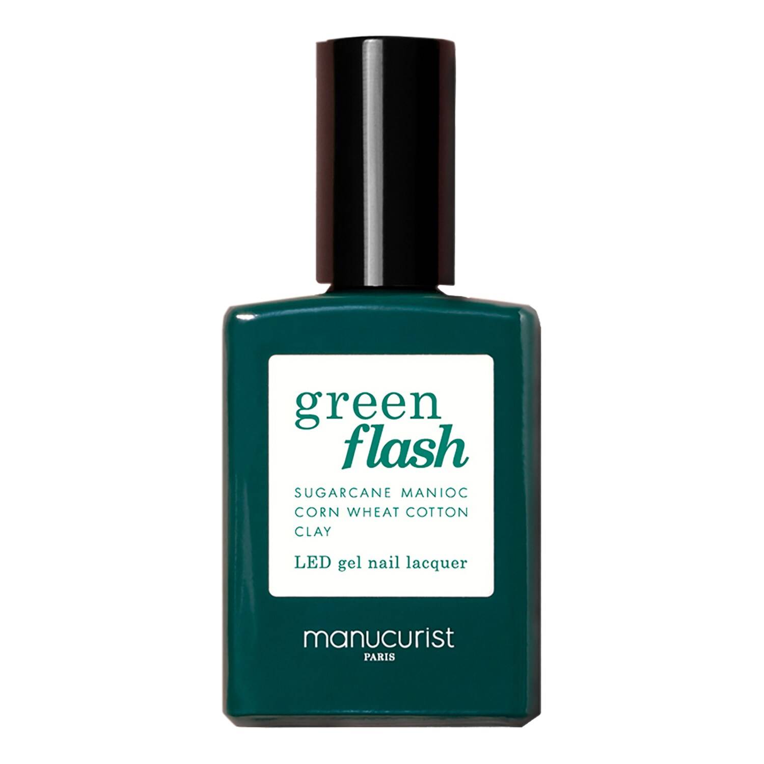 Manucurist Green Flash Led Nail Polish 15Ml Milky White